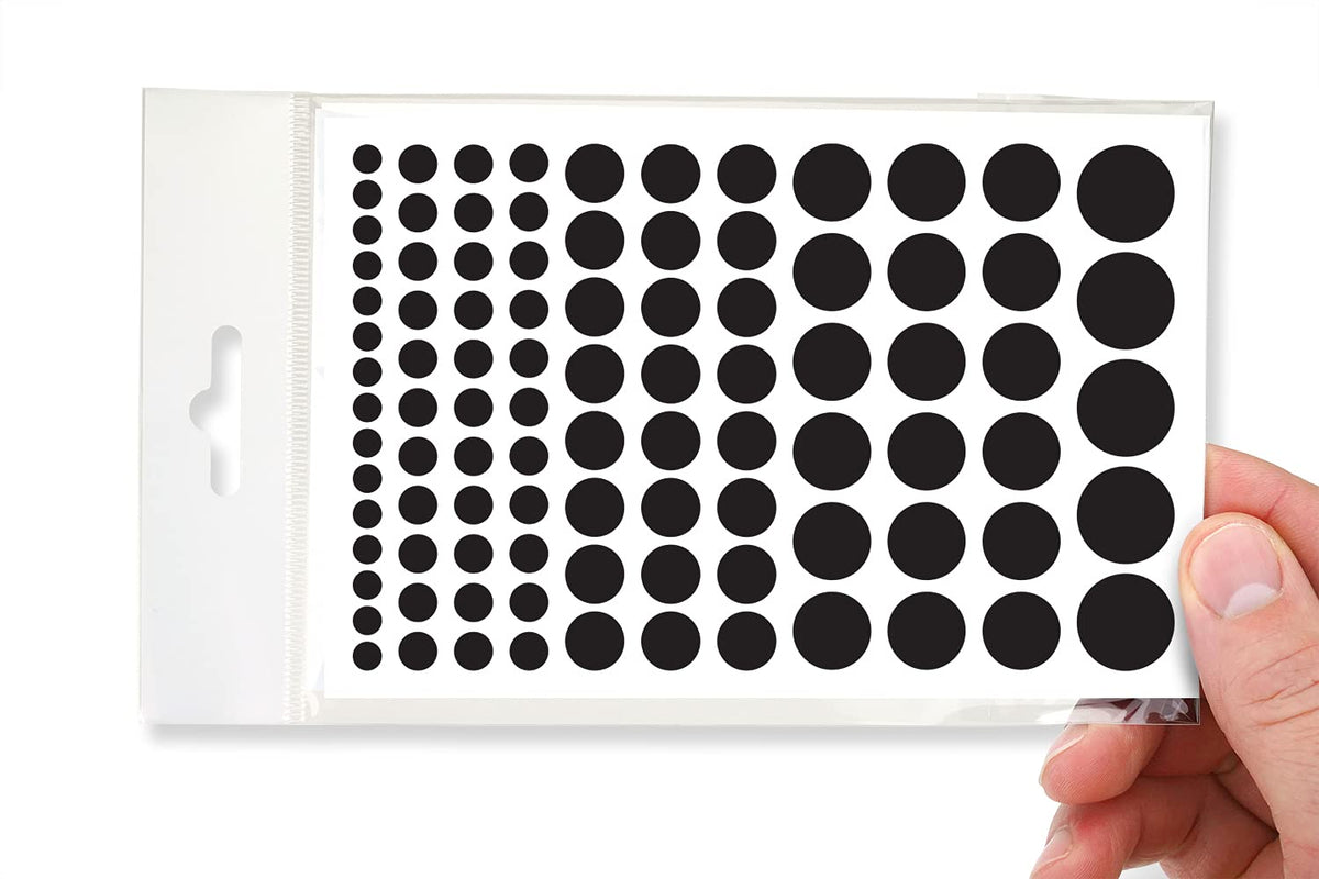 Blocked Webcam/Camera Vinyl Covers | 95 Low Tack Restickable Webcam Sticker | 5 Sizes | Black 95 Pack (Muted Matte)