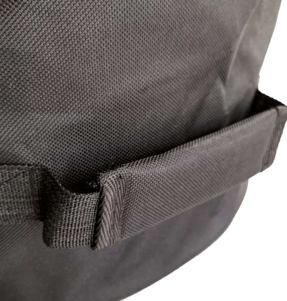 Tambourine Bag/Snare Drum Bag/Drum Bag With Shoulder Strap/Tambourine Storage Case/Percussion Instruments Accessories (Black)