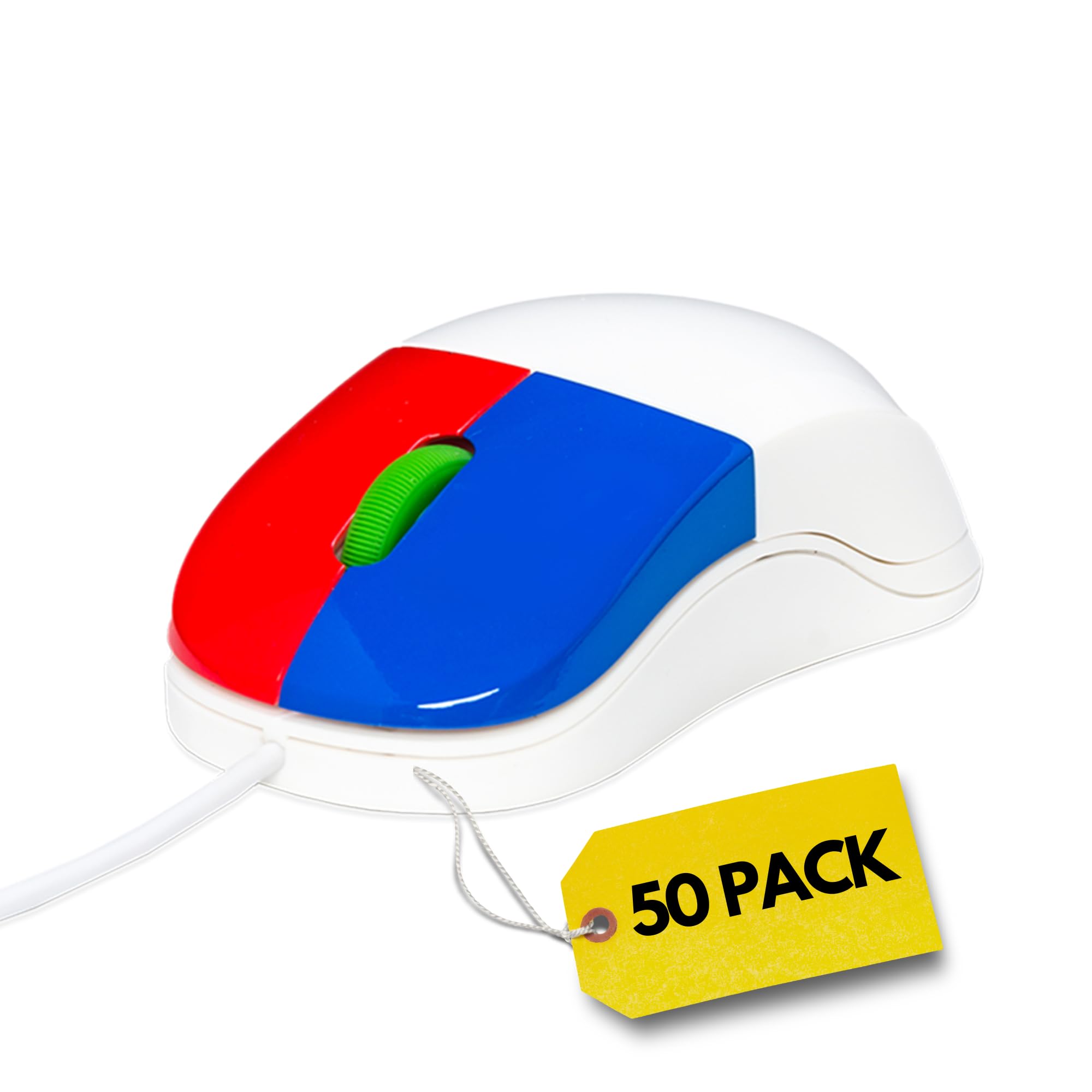 Clevy Kids Mouse   Colorful Ergonomic Usb Computer And Laptop Kids Mouse For School And Home Computer Use   Wired Children Friendly Mouse Compatible With Windows, Macos, Chromebook   Pack Of 50