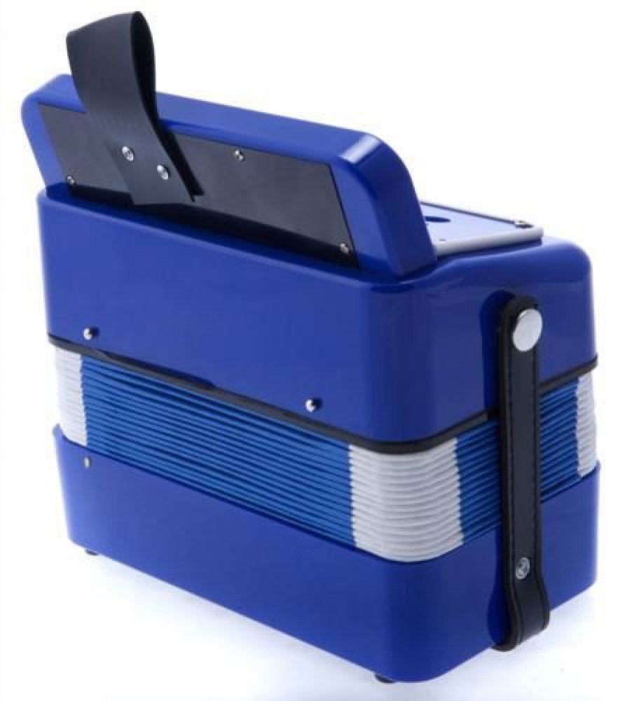 Sky Accordion Blue Color 7 Button 2 Bass Kid Music Instrument Easy To Play