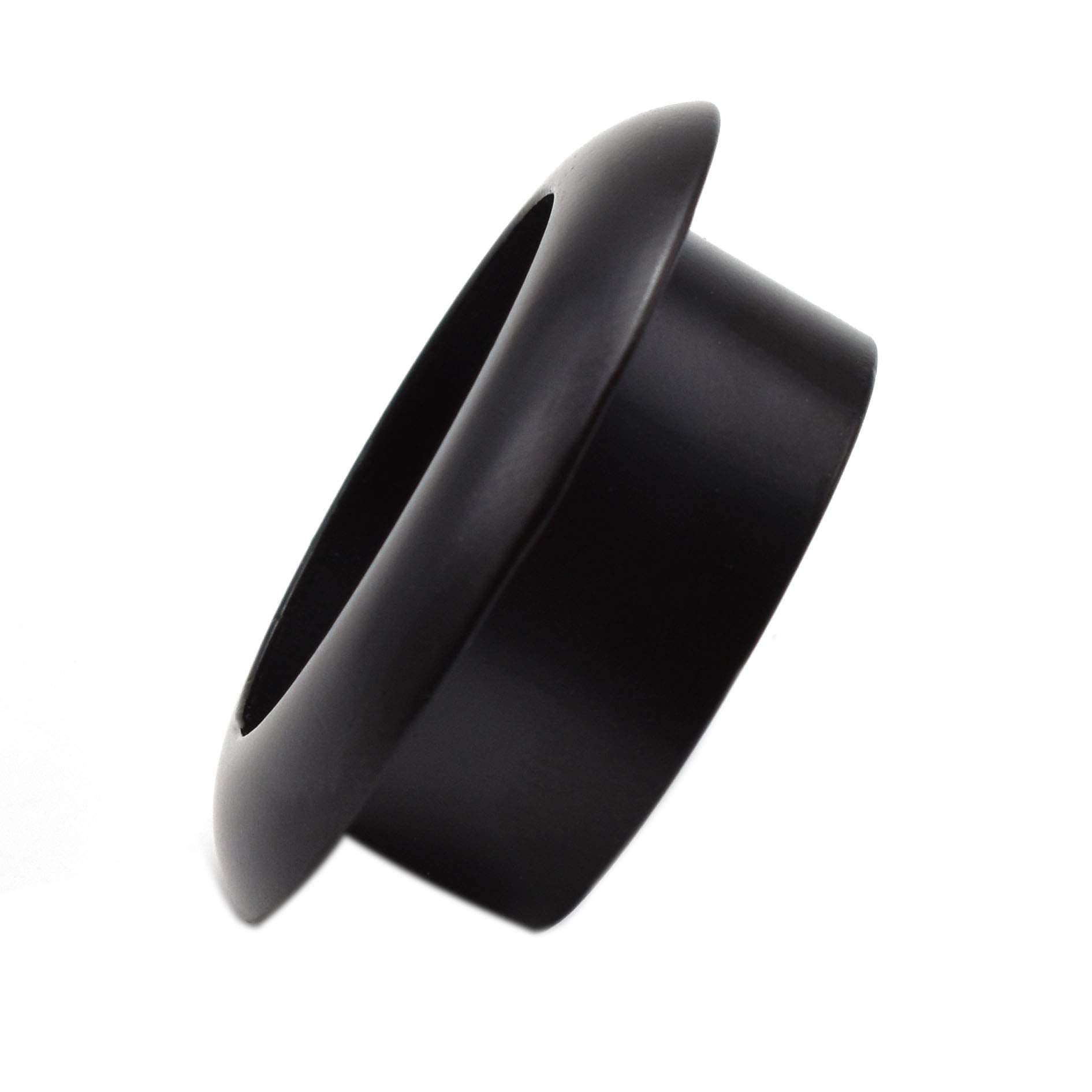 1 Inch(25Mm) Zinc Alloy Desk Hole Cover Grommets Black Wire Cord Cable Organizer For Computer Desk Cabinet