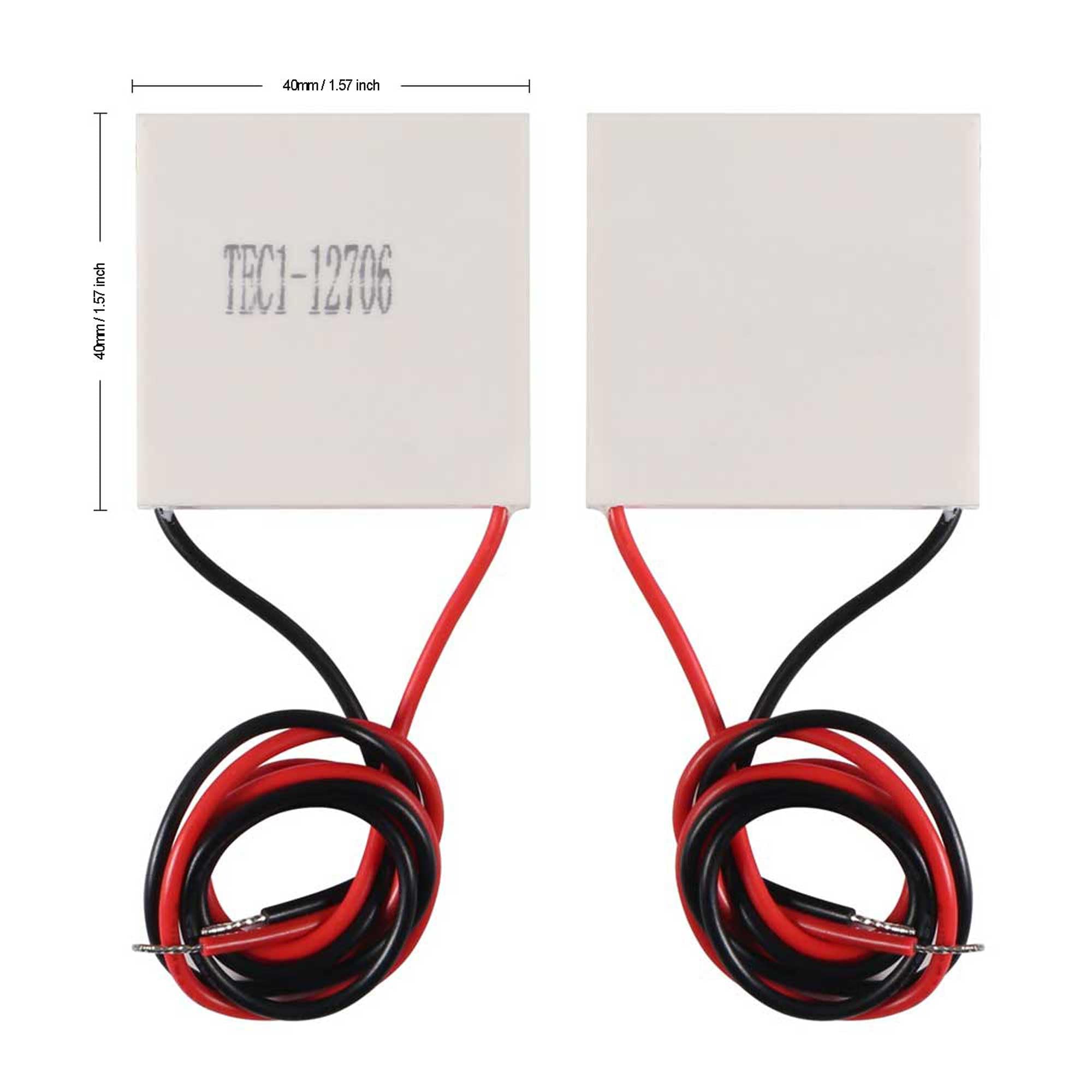 Alamscn 3 Sets Tec1 12706 Semiconductor Refrigeration 12V 6A Heatsink Thermoelectric Cooler Cooling Peltier Plate + Aluminum Hea