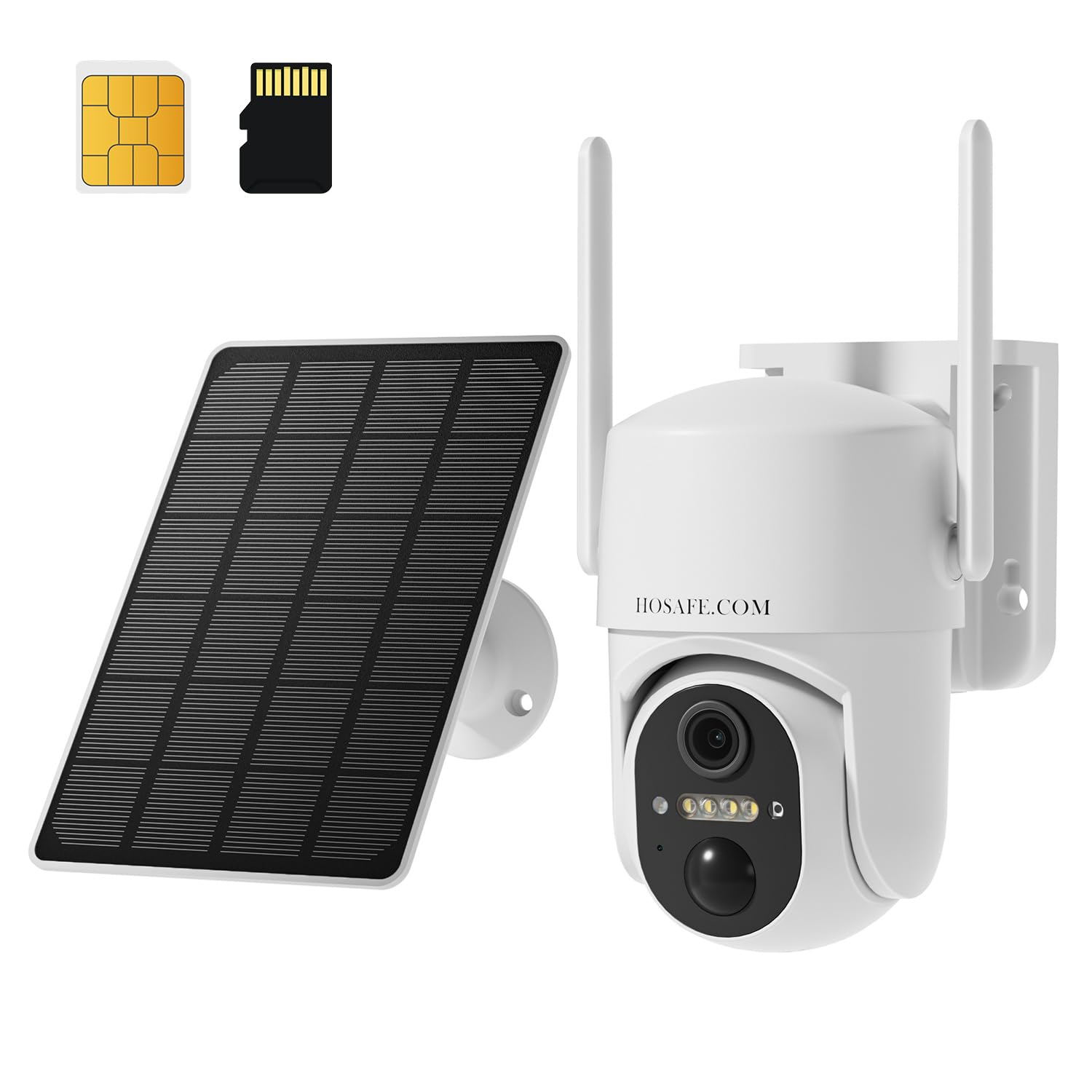 4G Lte Cellular Security Camera No Internet Needed, No Wifi Security Camera Outdoor Wireless, Wireless Security Camera Outdoor With Sim Card, 360 Ptz, Human Sensor, Sd/Cloud, 2 Way Talk, Ip66