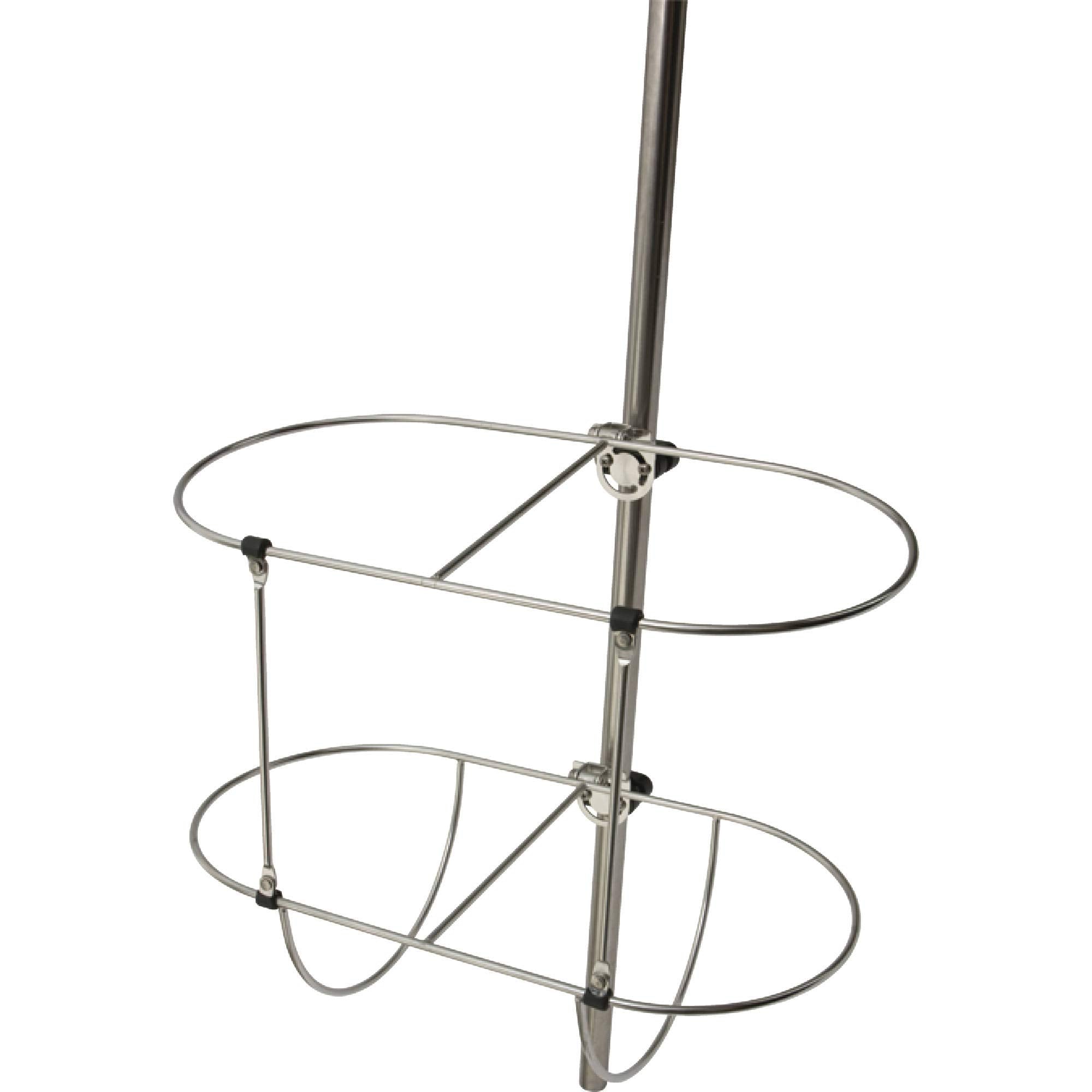 Sea Dog Rail Mount Stainless Steel Fender Holder Dual   11.5''