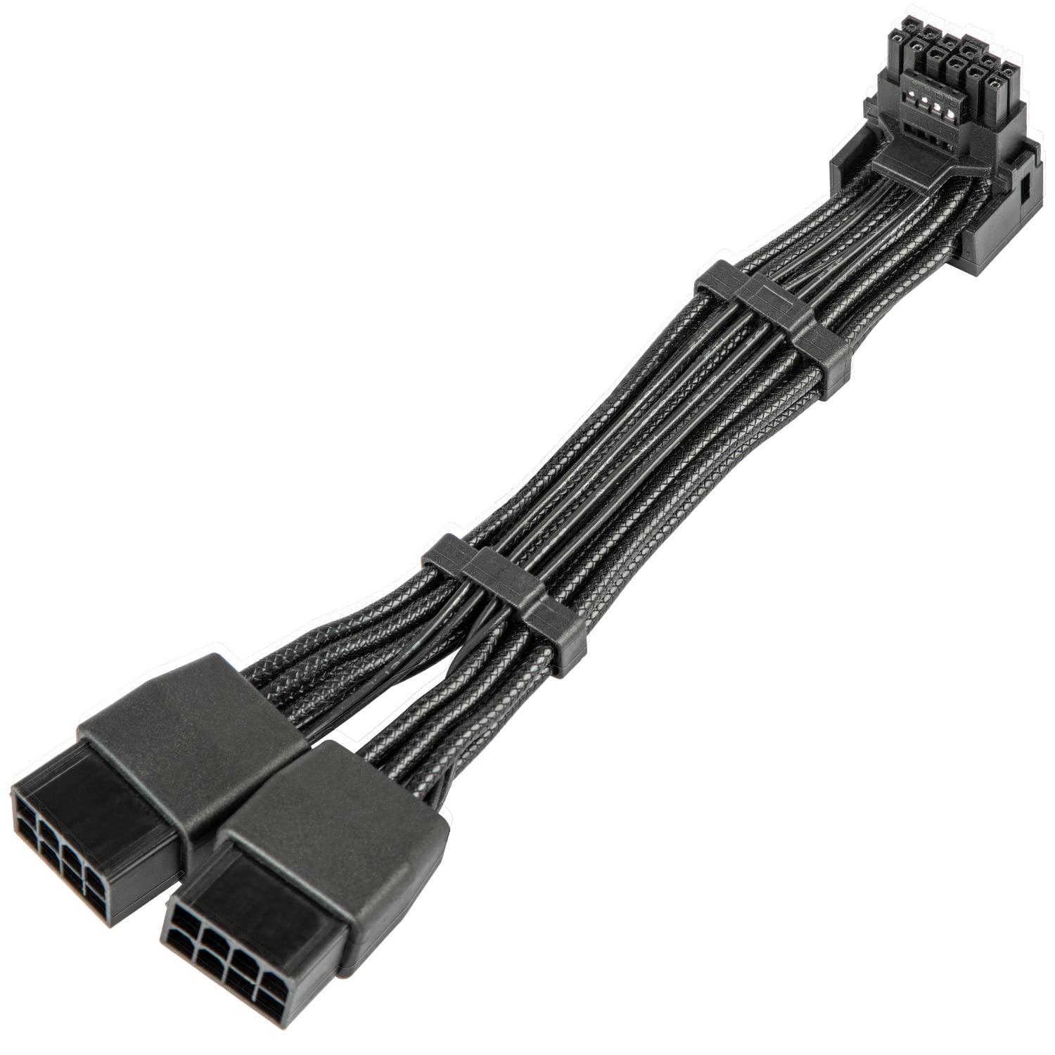 12VHPWR 90 Degree Adapter to 2X 8Pin: 16AWG 16 PIN GPU Right Angle PCIE 5.0 Extension for for Graphic Card GPU 12+4pin RTX 3090