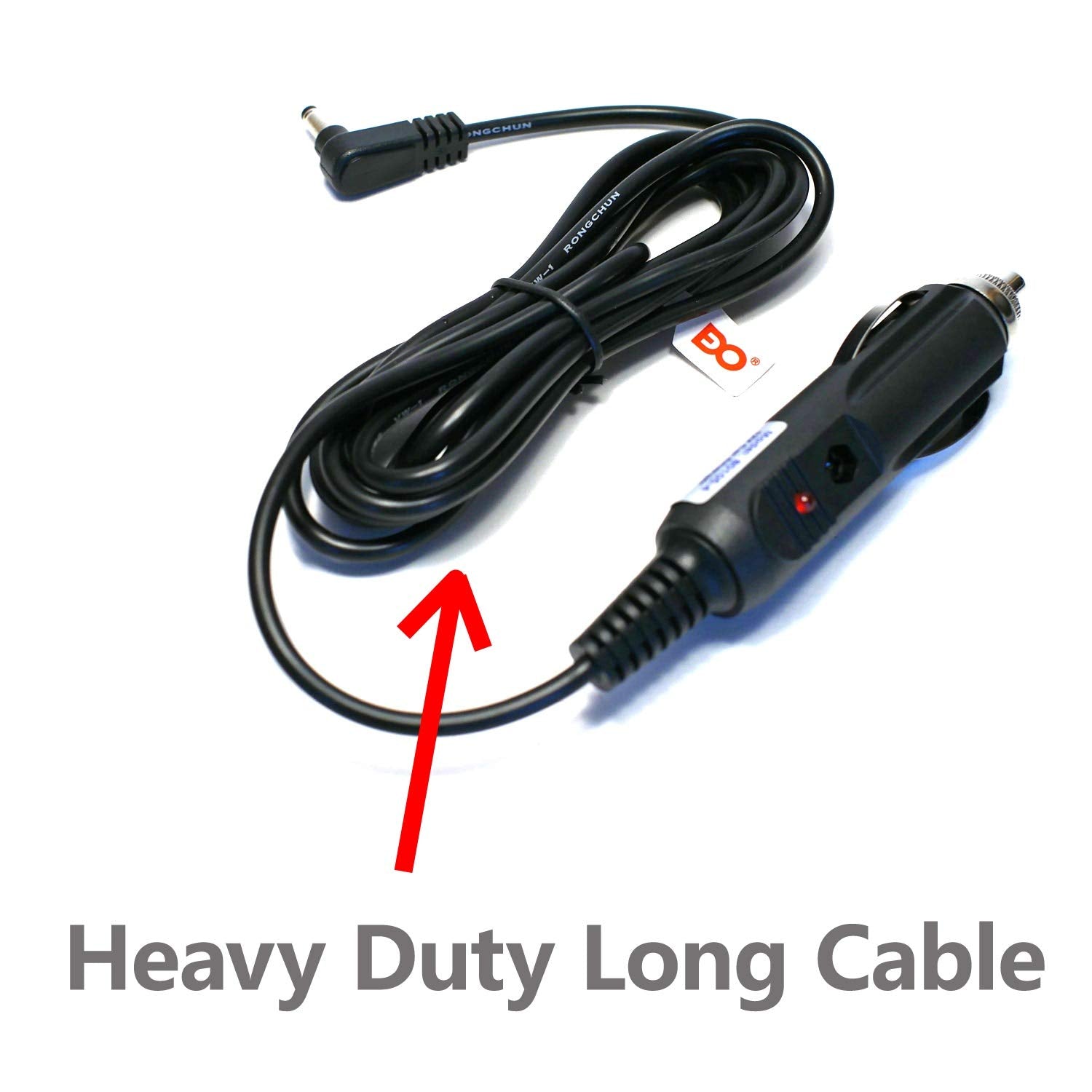 Edo Tech 6.5 Ft Dc Car Charger Adapter For Portable Single Dual Screen Dvd Player Sylvania Naviskauto Pumpkin Hdjuntunkor Apeman