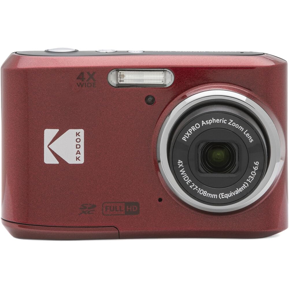 Kodak Pixpro Fz45 Digital Camera Bundle, Includes: Sandisk 32Gb Memory Card, Spare Batteries, Hard Shell Camera Case And Card Re