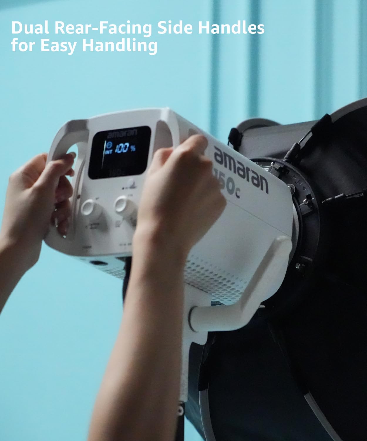 Amaran 300C Cob Led Video Light,Rgb Key Light,Studio Light,Photography Lighting (Amaran 300 White)