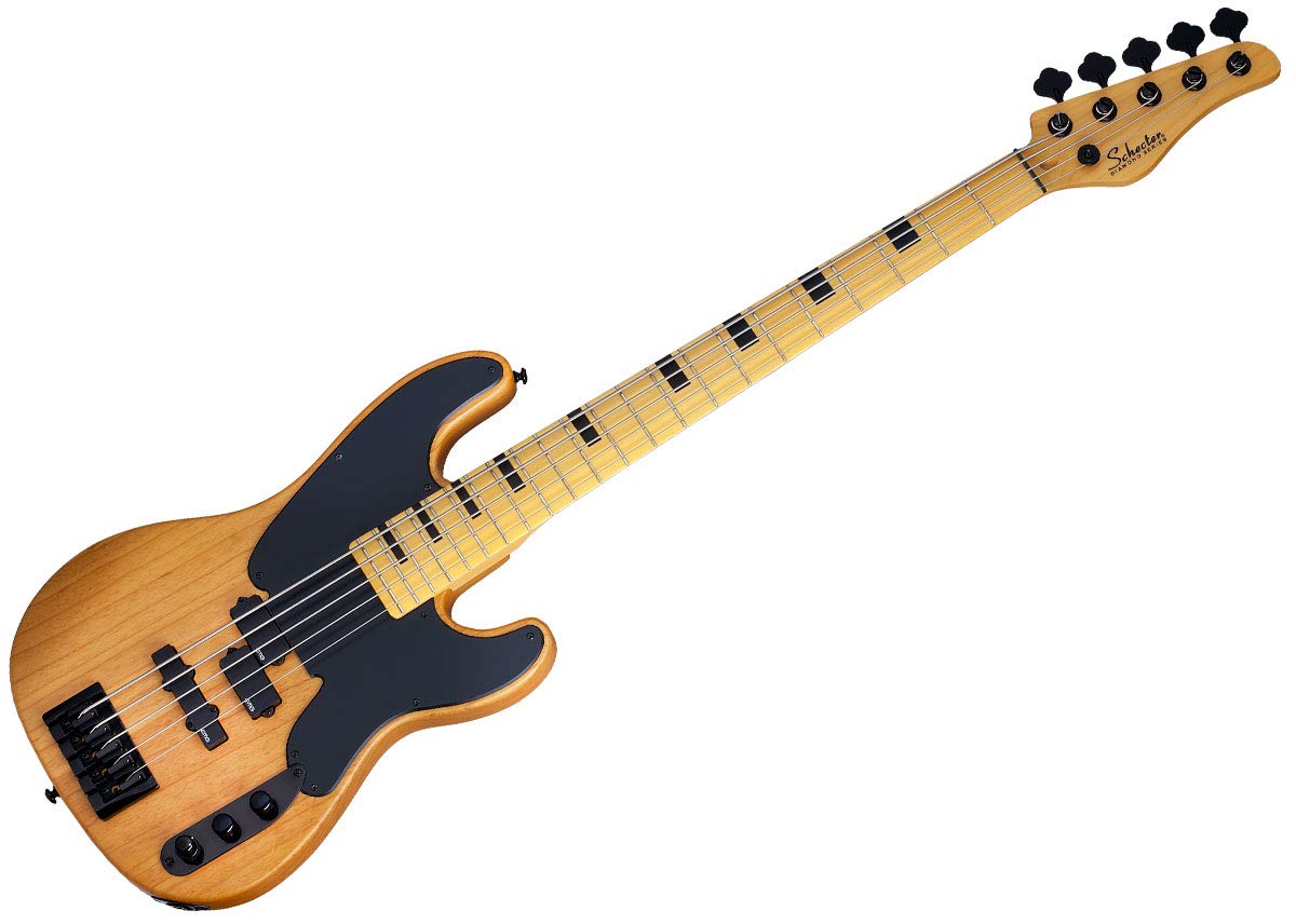 Schecter 2847 Model T Session 5 5 String Bass Guitar, Ans