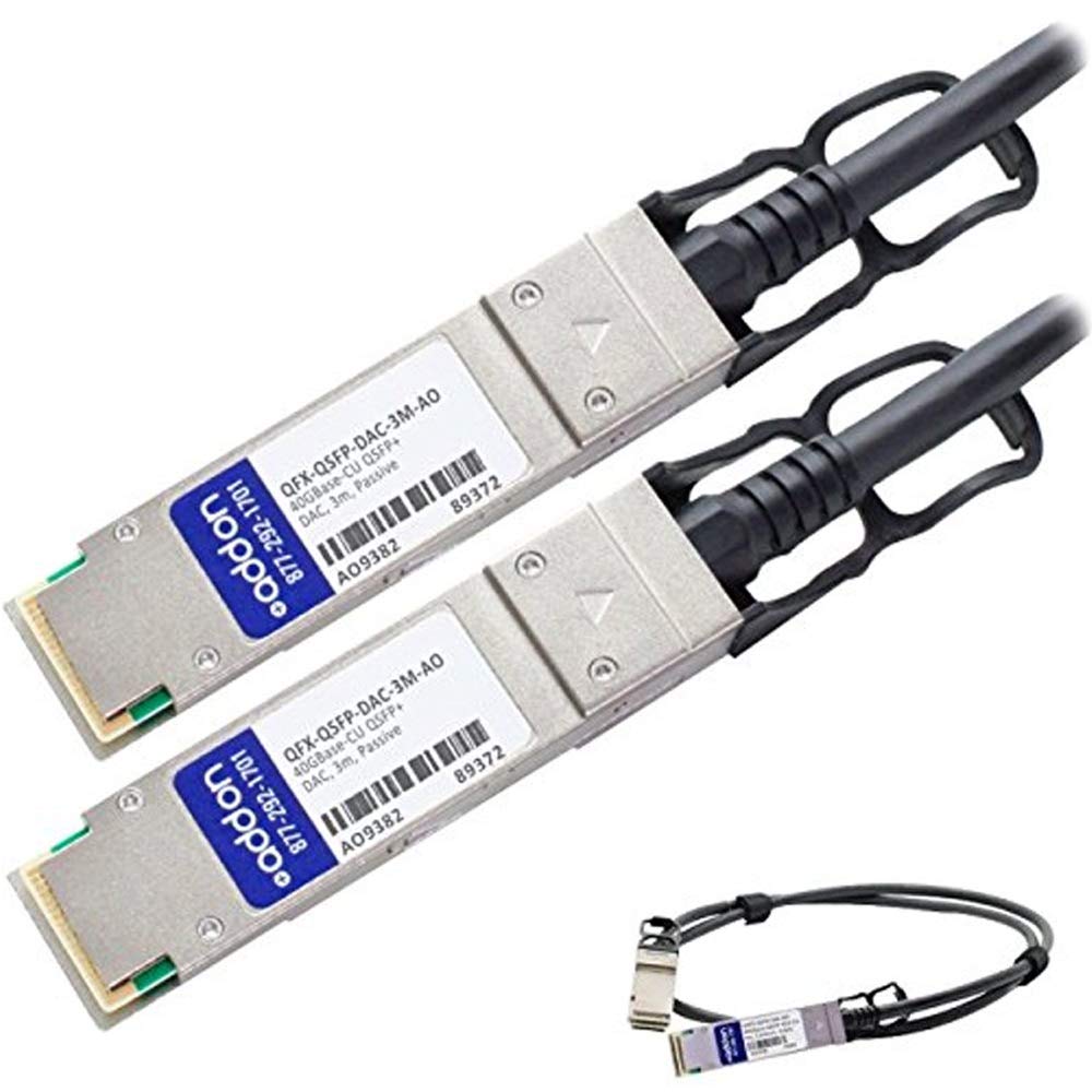 Addon Juniper Networks Qfx-Qsfp-Dac-3M Compatible Taa Compliant 40Gbase-Cu Qsfp+