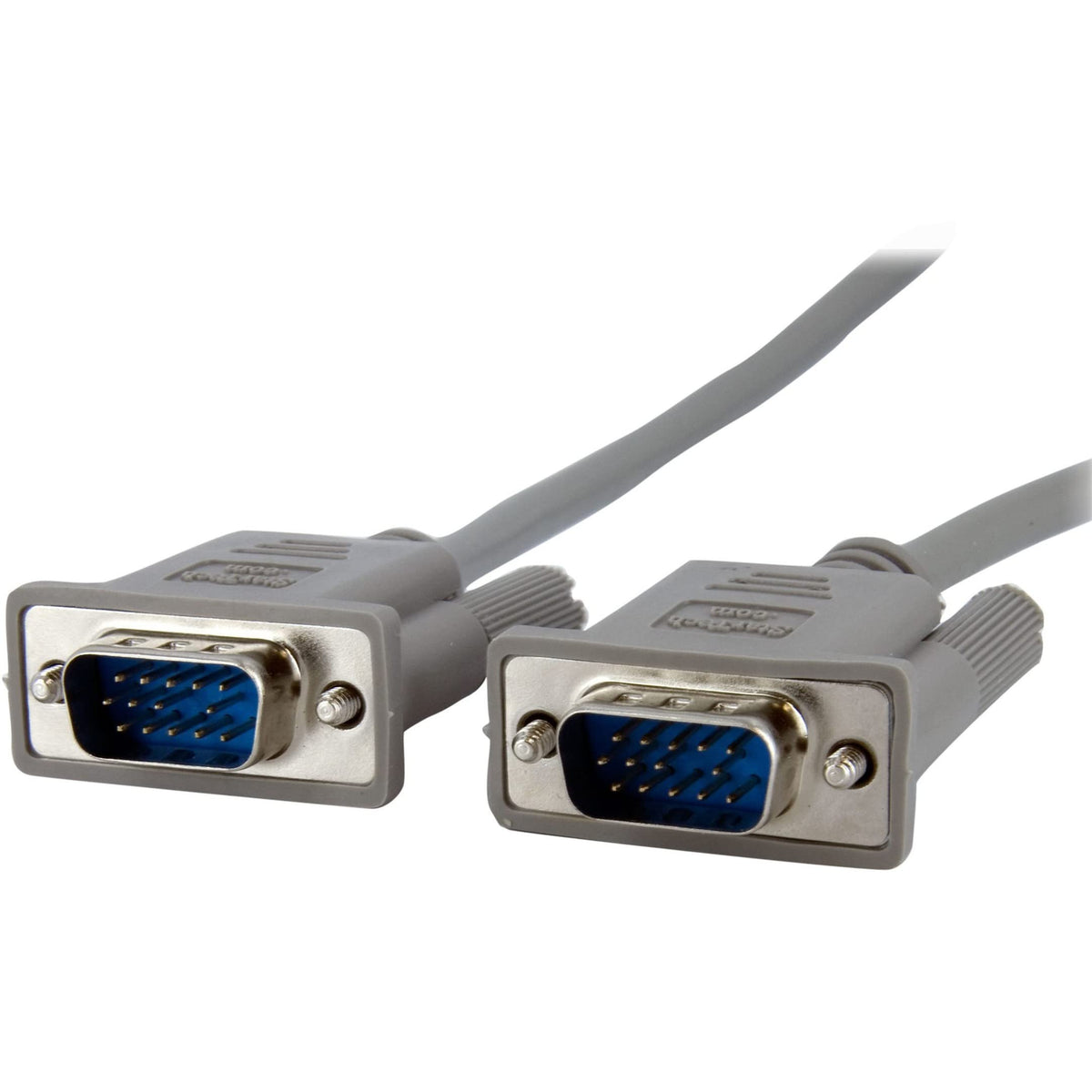 StarTech.com 6 ft. (1.8 m) VGA to VGA Cable   HD15 VGA Cable   800x600 Resolution   Male/Male   VGA Monitor Cable (MXT101MM), Gray