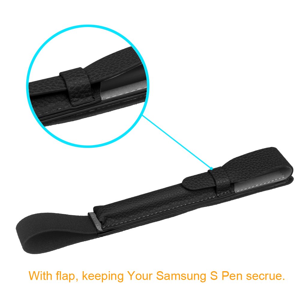 Fintie S Pen Holder For Samsung S Pen (Px510/Px710/Pt870), Premium Vegan Leather Cover Sleeve Pouch Compatible With Galaxy Tab S