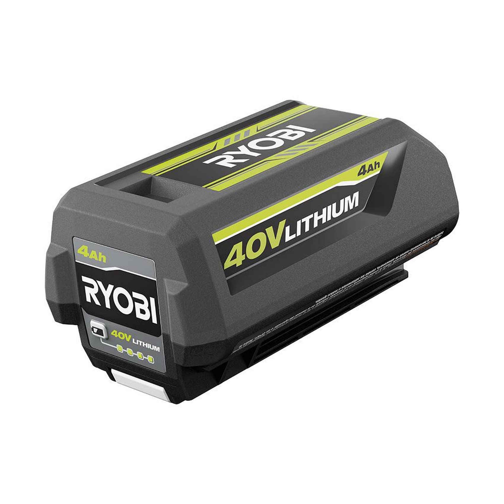 Ryobi 40 Volt Lithium Ion 4.0 Ah Battery And Rapid Charger