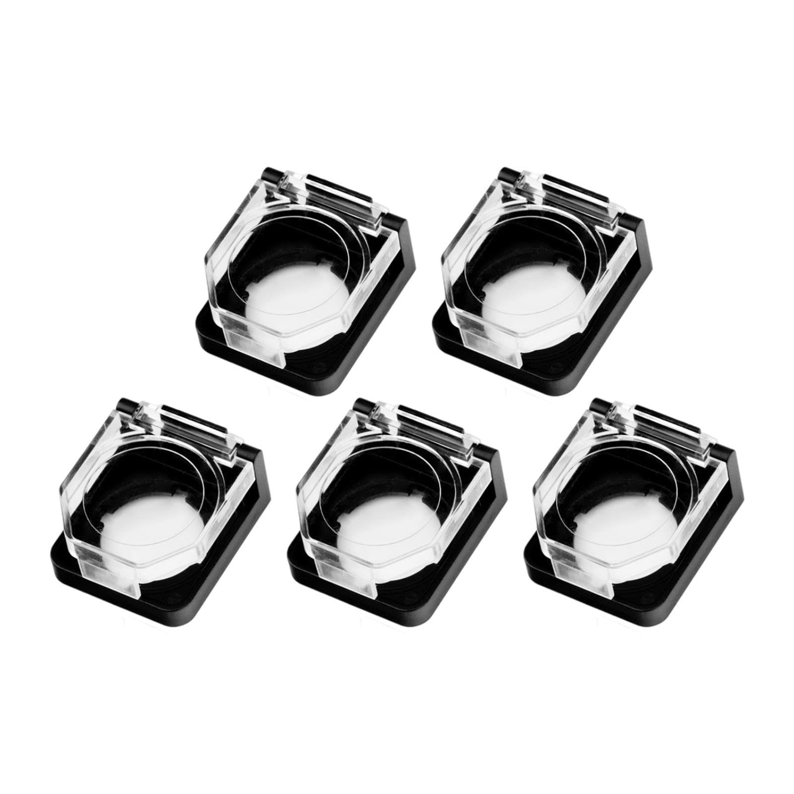Atorse 5Pcs Stop Button Cover 2.2Cm Knob Cover For Architecture Home Logistics Without Spring
