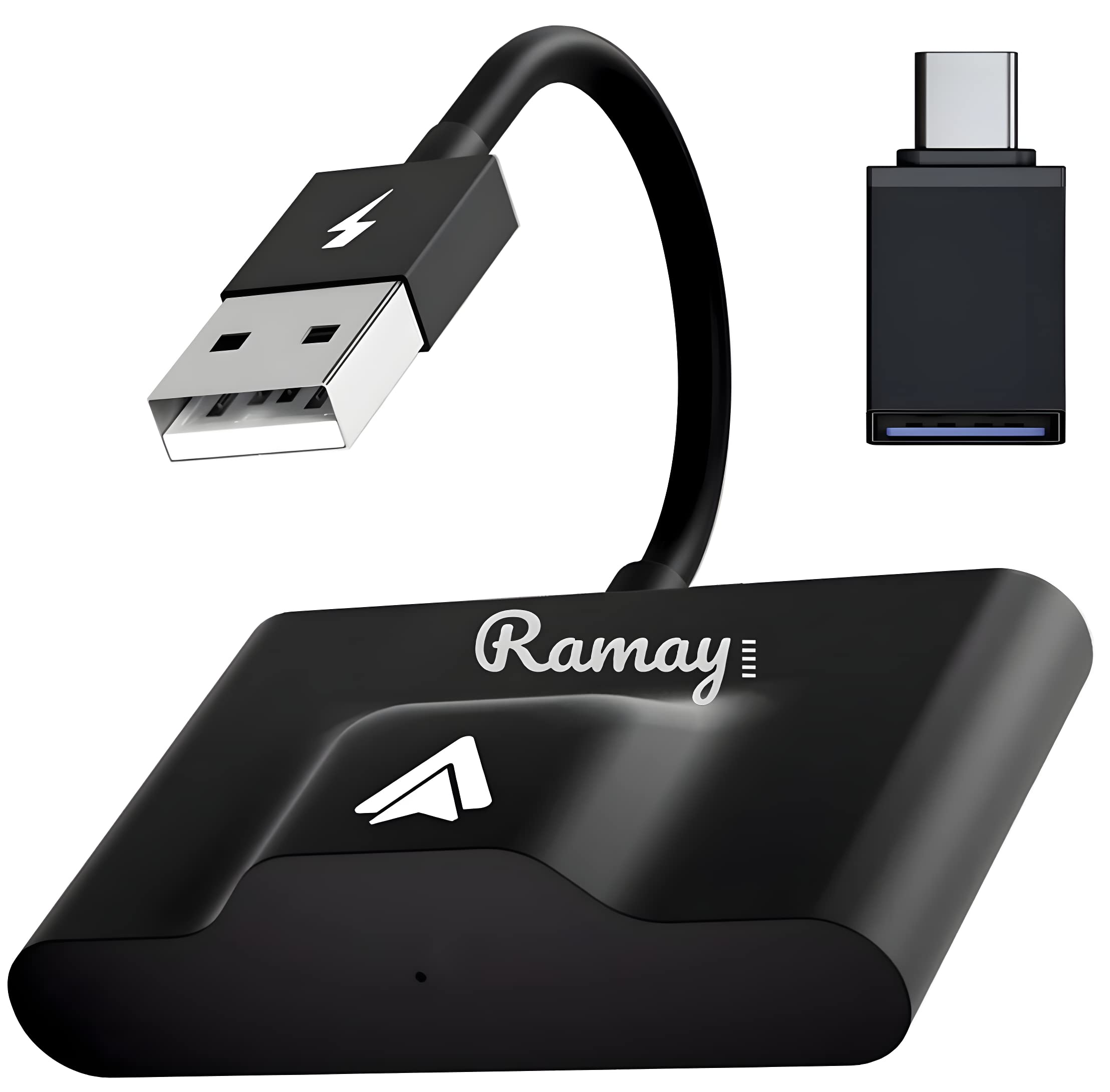 Ramay Wireless Android Auto Adapter For Oem Factory Wired Android Auto Cars Easy Setup Plug & Play Aa Cars  Auto Dongle For Andr
