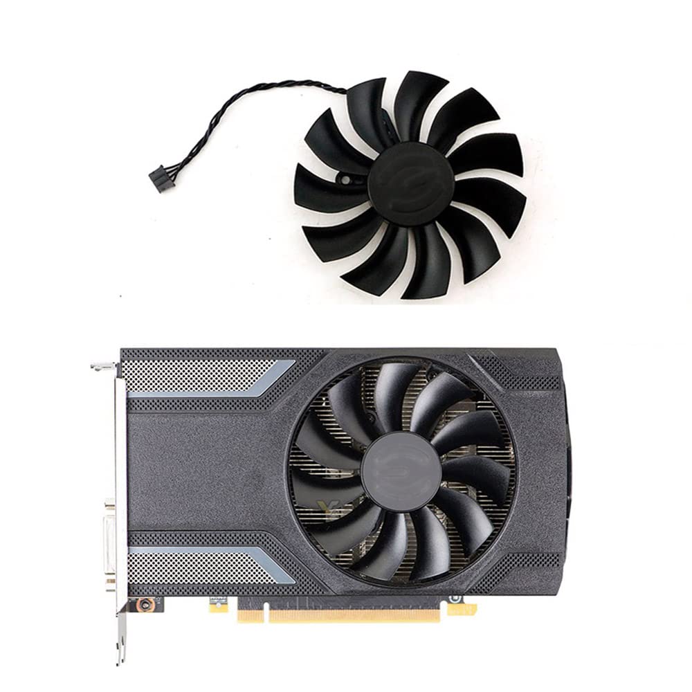 Rakstore Pla09215B12H 87Mm Graphics Card Cooling Fan Replacement For Evga Gtx 950 960 1060 Sc Gaming Quiet Cooler Fan