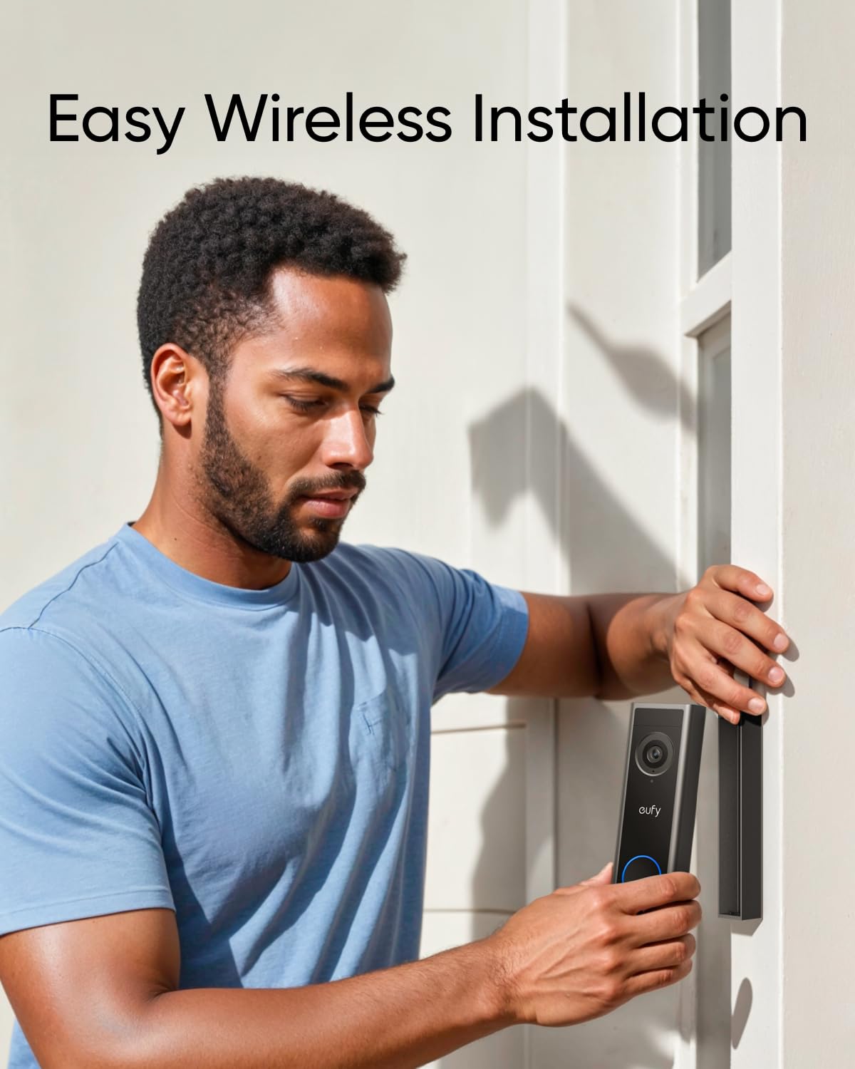 Eufy Security Video Doorbell C30, Battery Powered, 2K Fhd, 16:9 Expanded View, Easy Installation, Ring Call, Human And Motion De