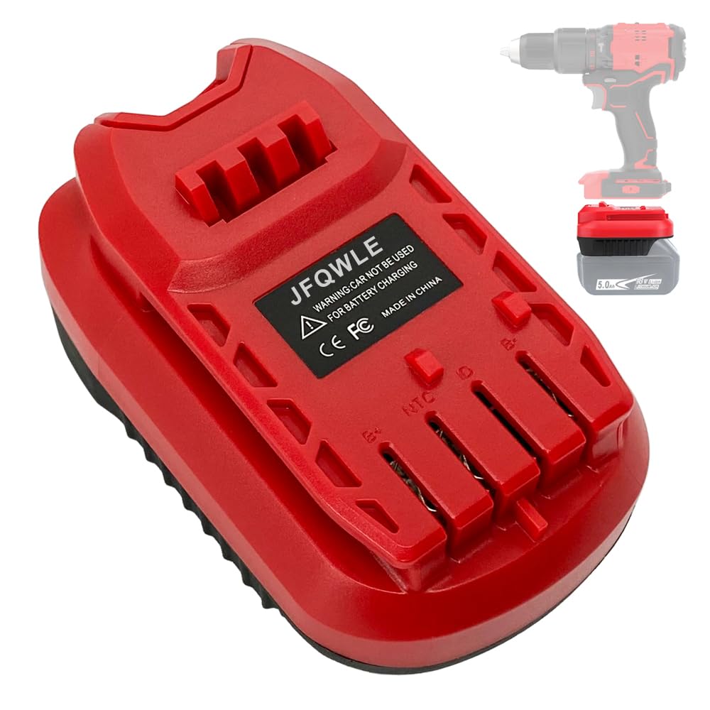 JFQWLE Battery Adapter for Makita to Craftsman 20V V20 Cordless Tools, Convert Makita 18V LXT Lithium Batteries to Craftsman 20V