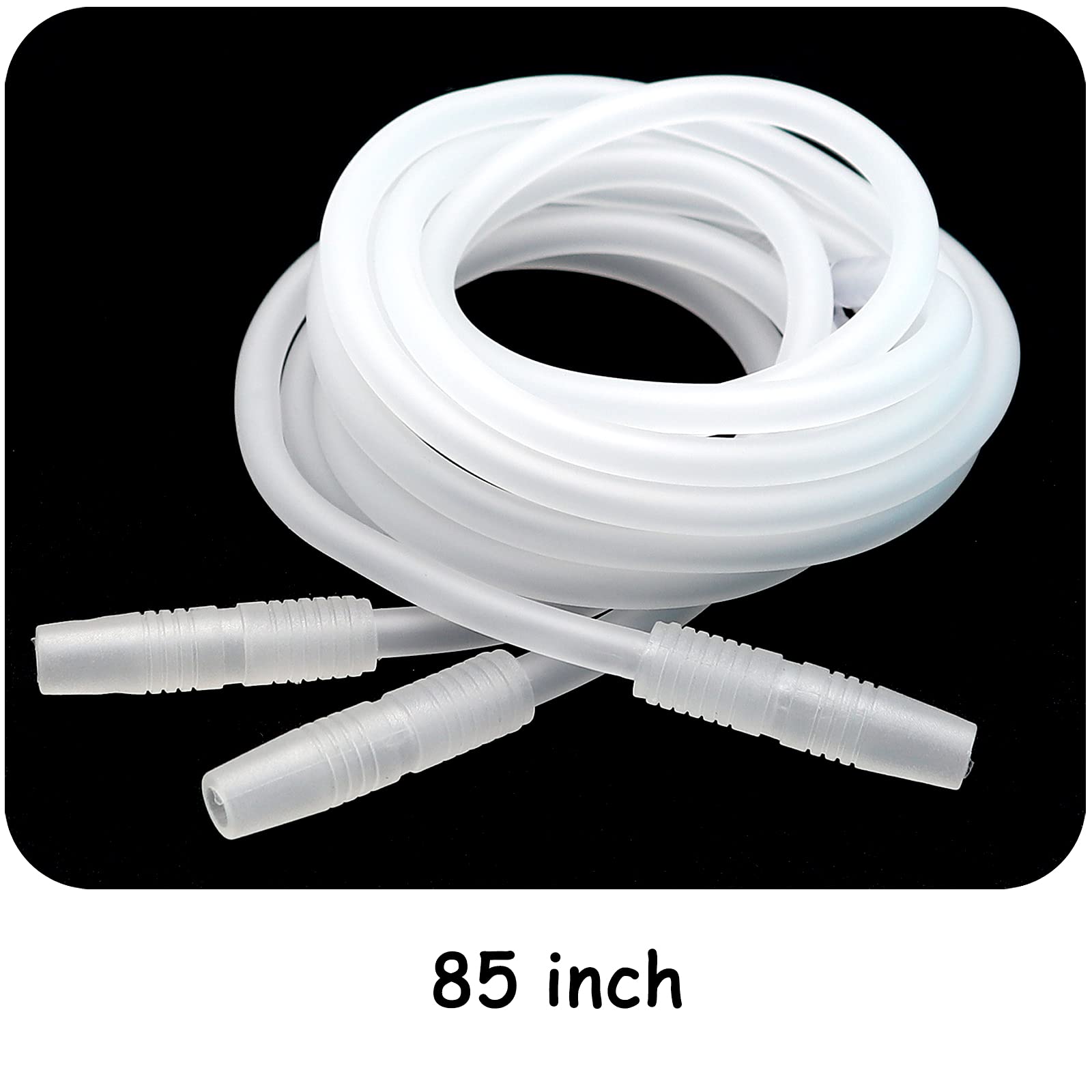 Weiwei Vacuum Cupping Machine Accessories, 2 Pcs Premium Silicone Y Type Hoses Tubing For 210Ml 180Ml 160Ml 150Ml Large Breast B