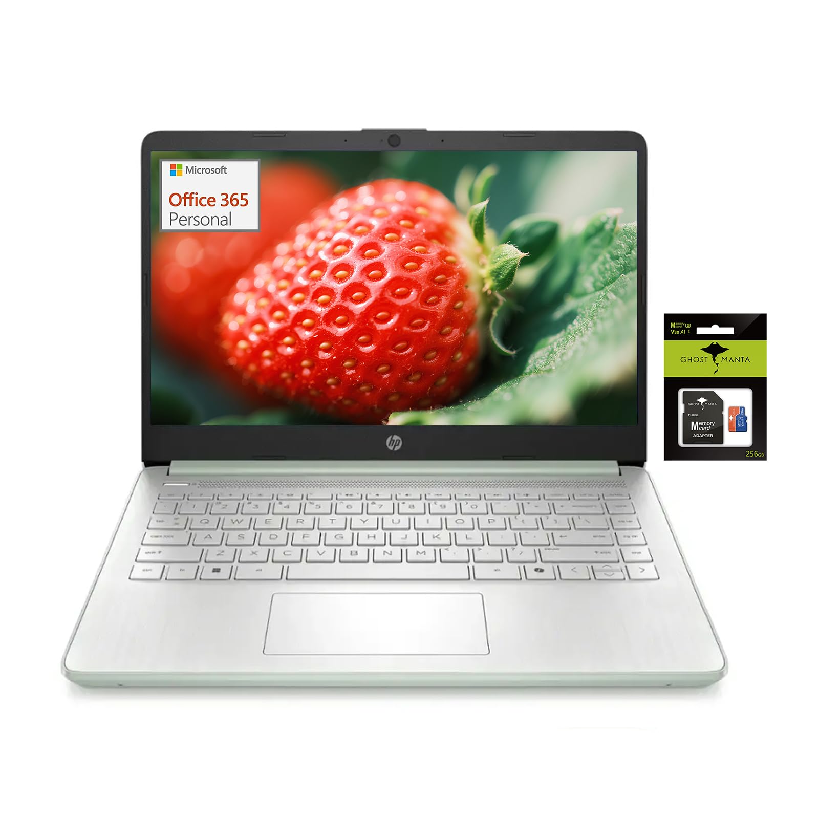 Hp 14'' Student-Laptop With Copilot Ai Office365, Quad Core Intel Processor N150(Up To 3.6Ghz) 8Gb Ram 384Gb Storage(128Gb Ufs +