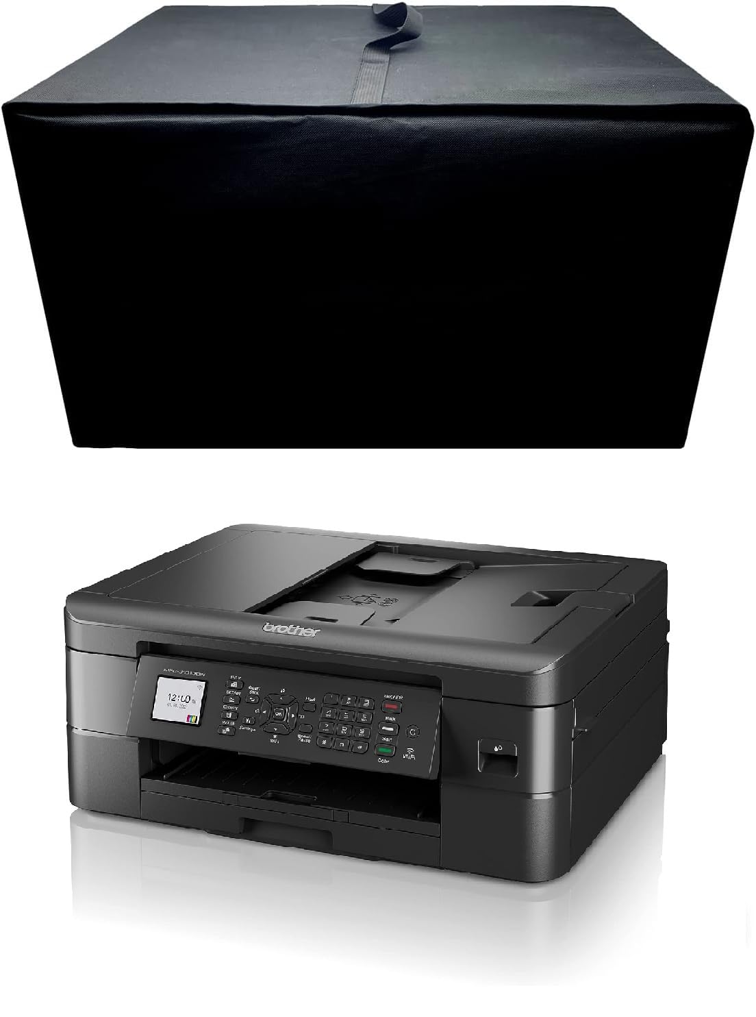 Heavy Duty Antistatic Water Resistant Nylon Fabric Printer Dust Cover Case Protections For Brother Mfc J1010Dw Wireless Color In