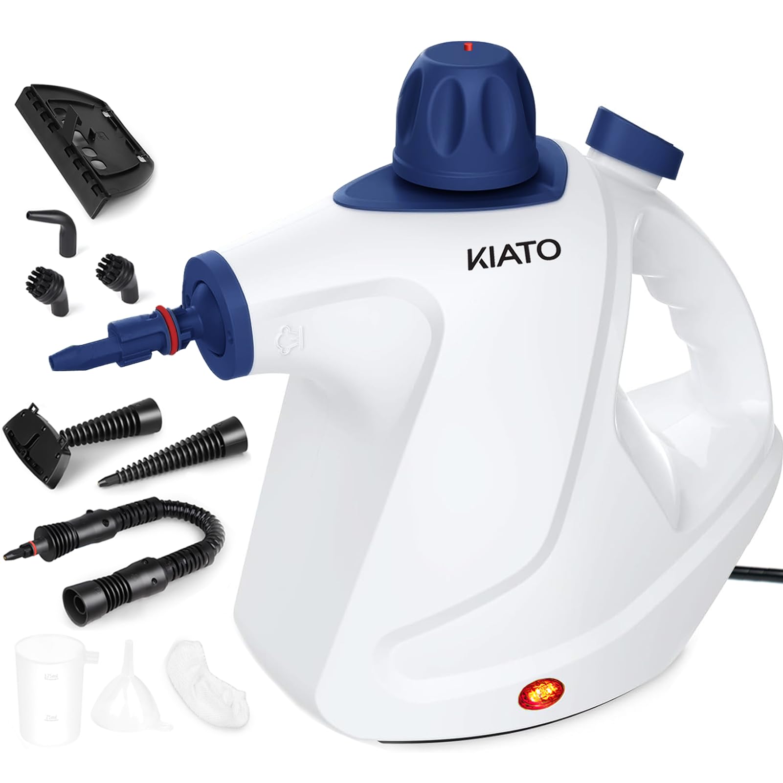 Kiato Handheld Steam Cleaner, 10 In 1 Steamer For Cleaning, Upholstery Steam Cleaner For Surface Cleaning Home, Sofa, Bathroom,