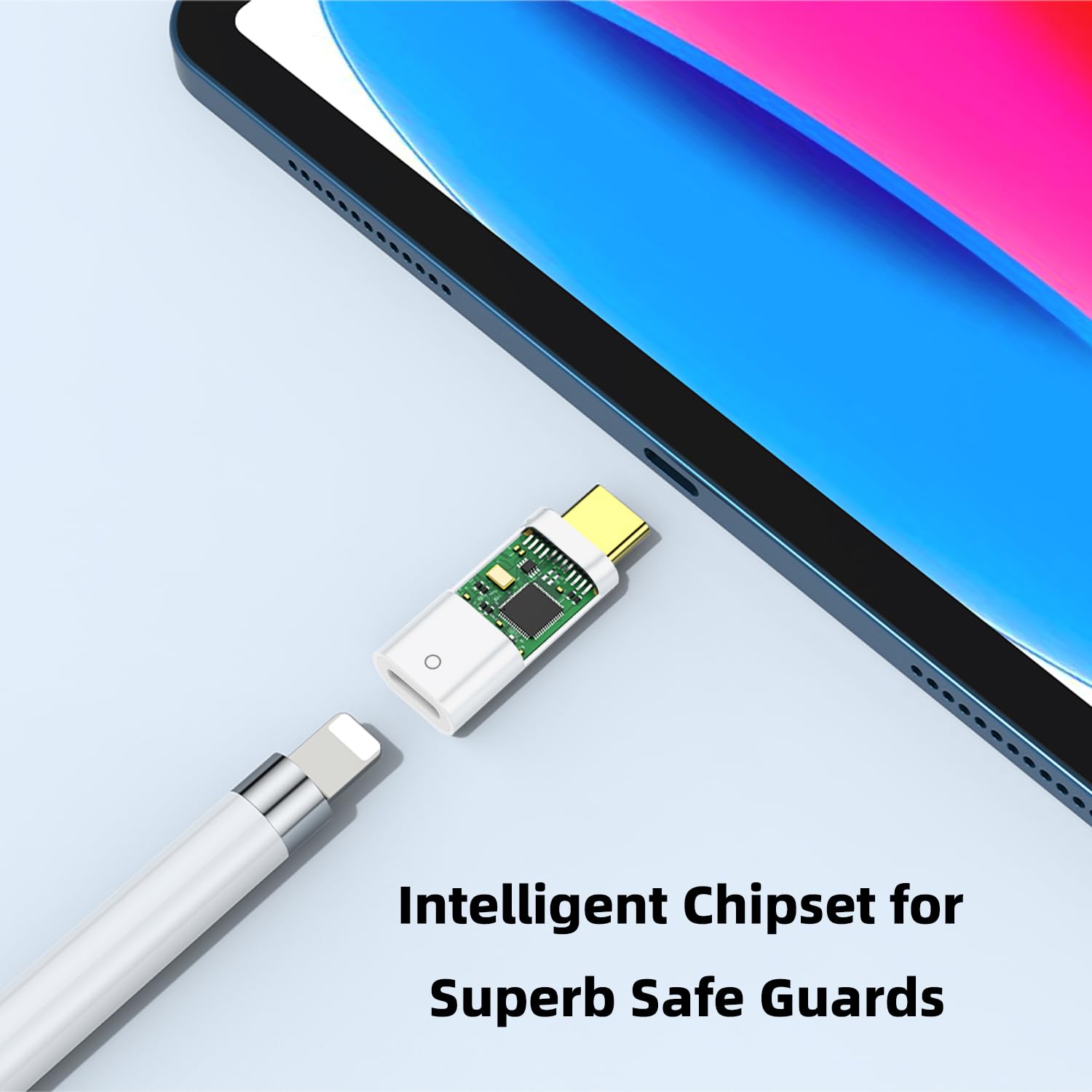 Jadebones Usb C To Pencil Adapter For Apple Pencil 1St Generation, Usb C To For Lightning Pencil Charging Adapter Type C Bluetoo