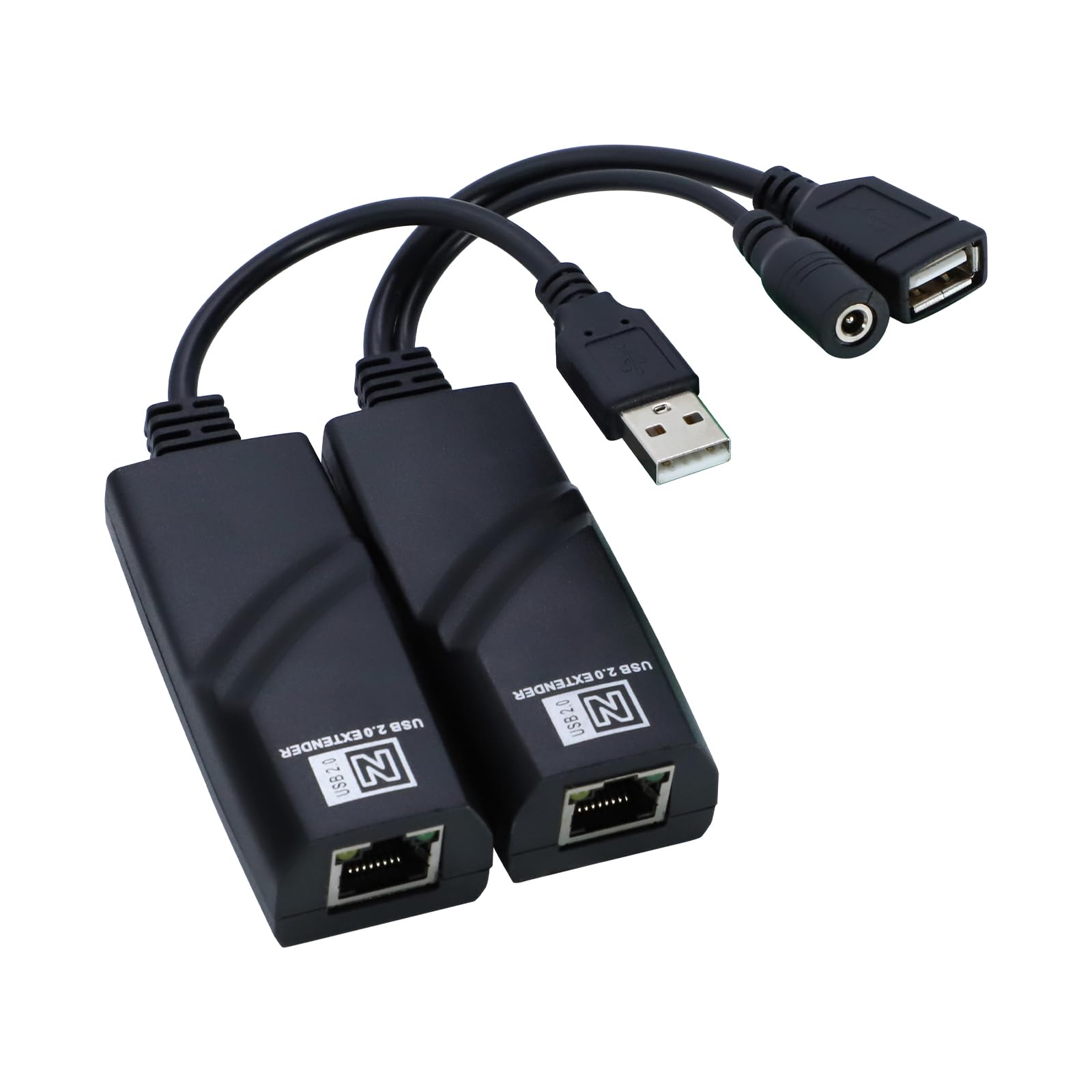 E Sds Usb 2.0 Extender To Rj45 Over Cat5 Cat5E Cat6 Up To 328 Ft, Usb Ethernet Extender Over Cat5/5E/6 Supports Windows/Mac/Vist