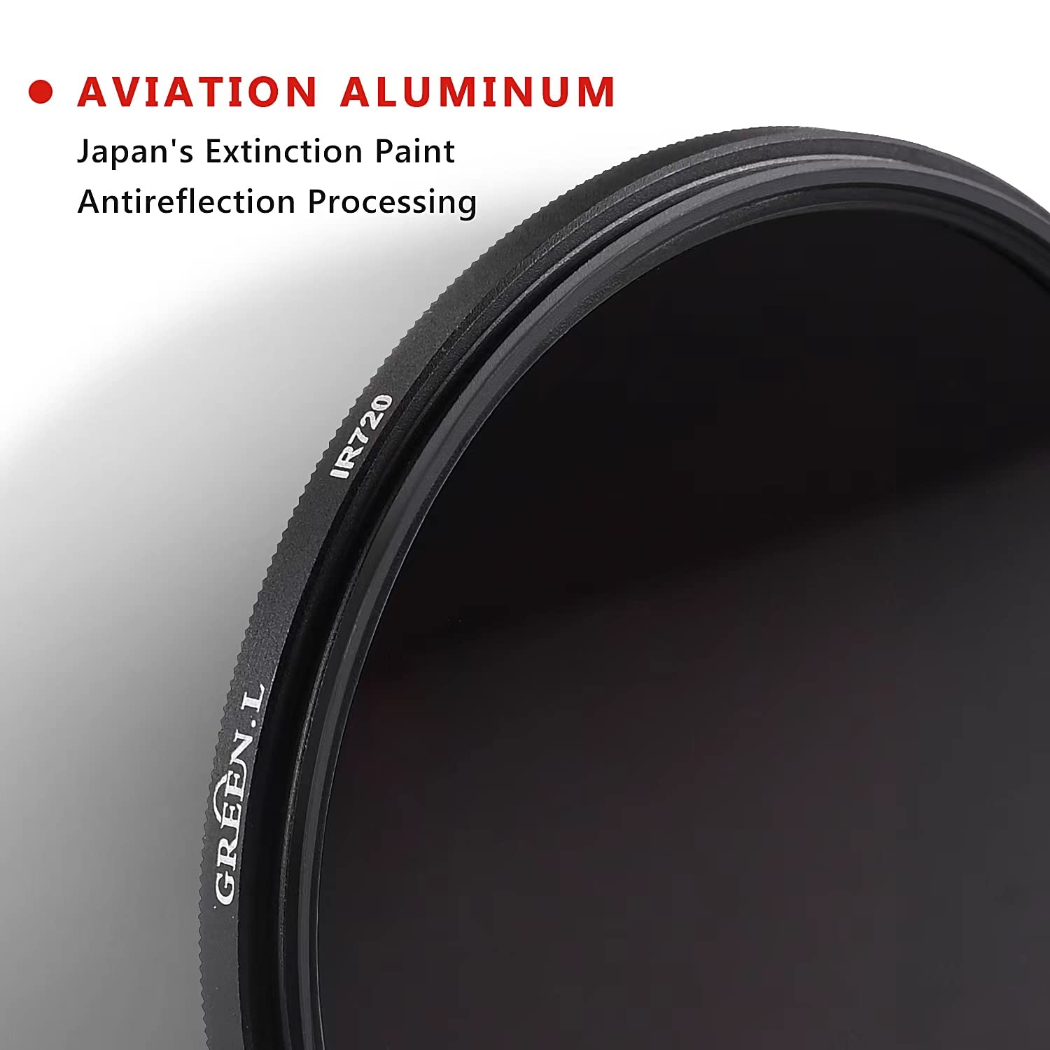 GREEN.L 37mm Infrared Filter IR 850nm (R85) Optical Glass
