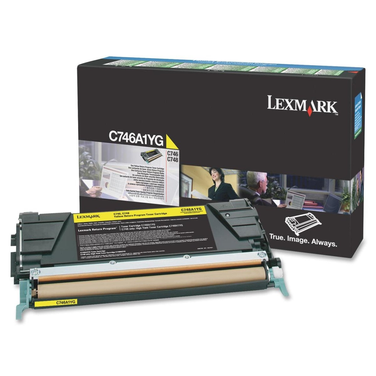Lexmark C746A1Yg C746 C748 Yellow Return Prog