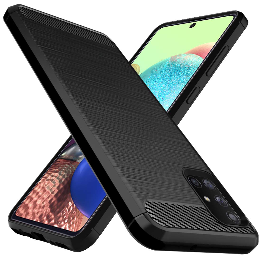 Osophter for Galaxy A71 5G Case[NOT for Verizon A71 5G UW] Shock-Absorption Flexible TPU Rubber Protective Phone Cover for Samsu