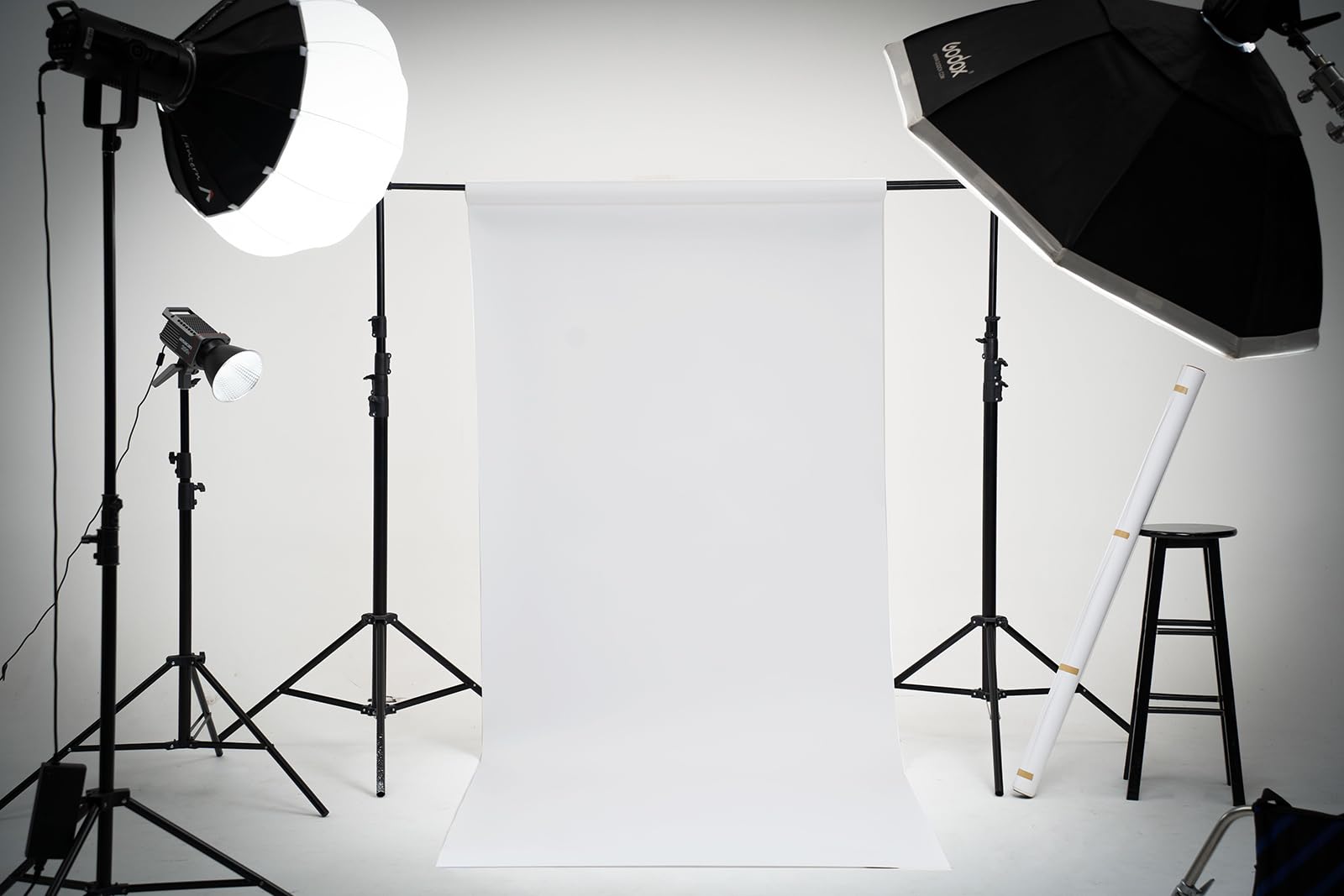 Kate Seamless Paper Backdrop For Photography White Photo Backdrop Paper (105''X32.8' Arctic White)