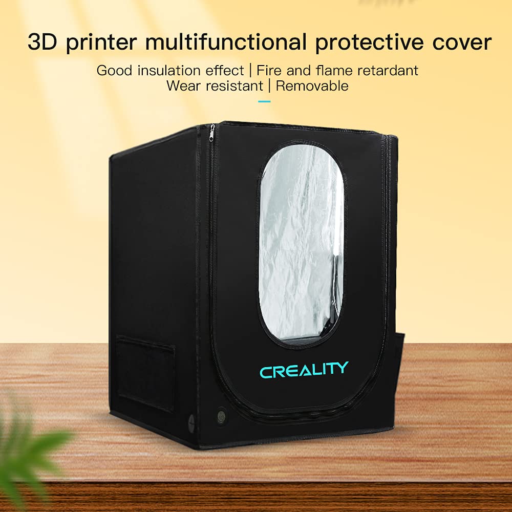 Upgraded 3D Printer Multifunctional Enclosure Constant Temperature Protective Cover With Led Light, Titanium Cr10 Heatbreak For