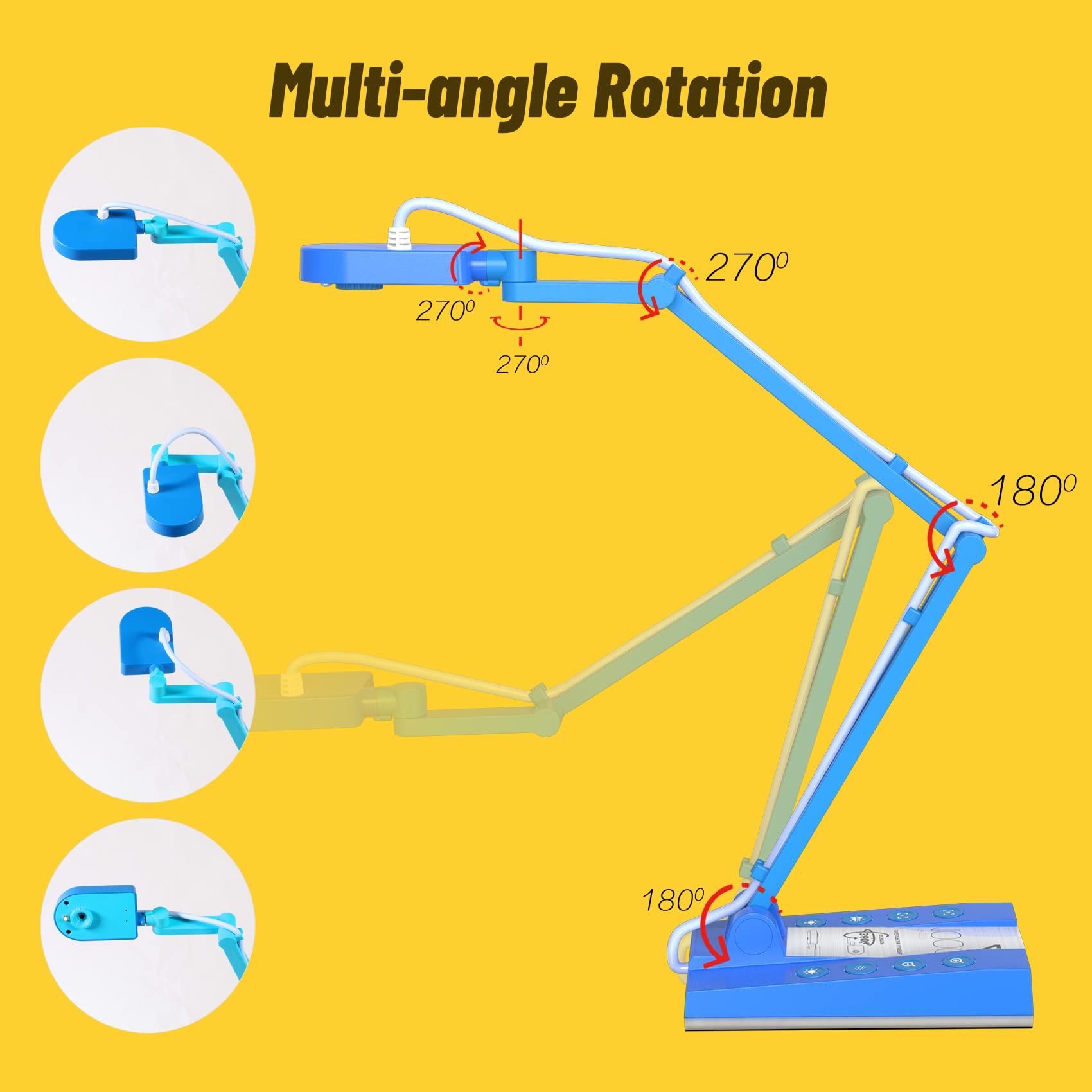 Mirabox 4K Ultra Hd Document Camera For Teachers - 10Mp 3-In-1 Usb Document Camera Work With Mac Os,Windows,Chromebook For Live