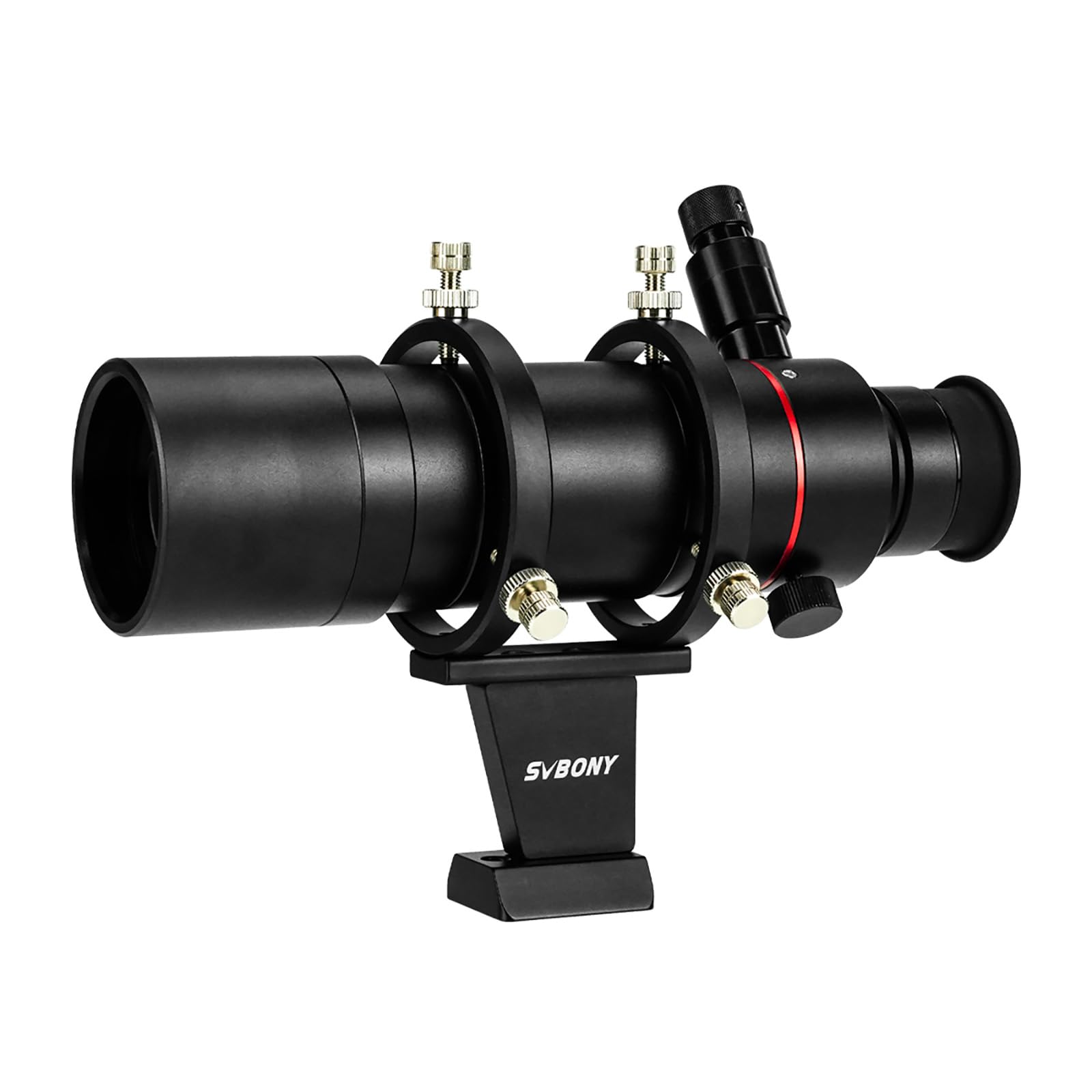 SVBONY SV208 Finder Scope, Straight-Through Corrected Image FMC Lens with Illuminated, 8x50 Finderscope for Astronomical Telesco