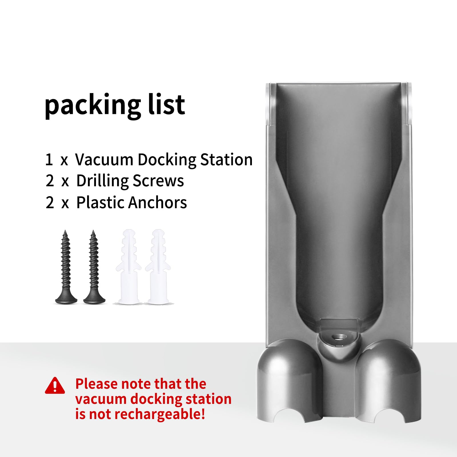 Keluke Wall Mounted Docking Station Bracket For V10 Cordless Vacuum Cleaners | Compatible With Part No. 969042 01 | Not Compatib