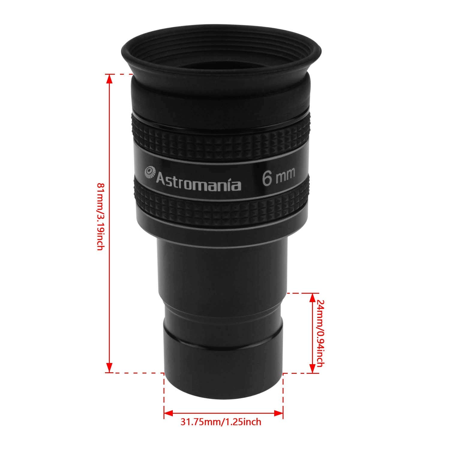 Astromania 1.25'' 6Mm 58 Degree Planetary Eyepiece For Telescope