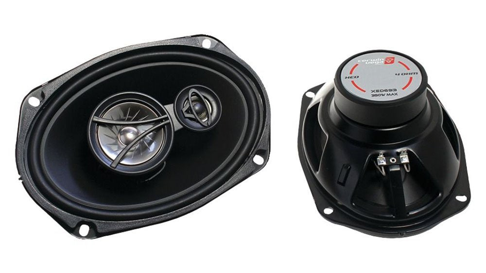 Cerwin-Vega Mobile XED693 XED Series Coaxial Speakers (3 Way, 6 x 9)