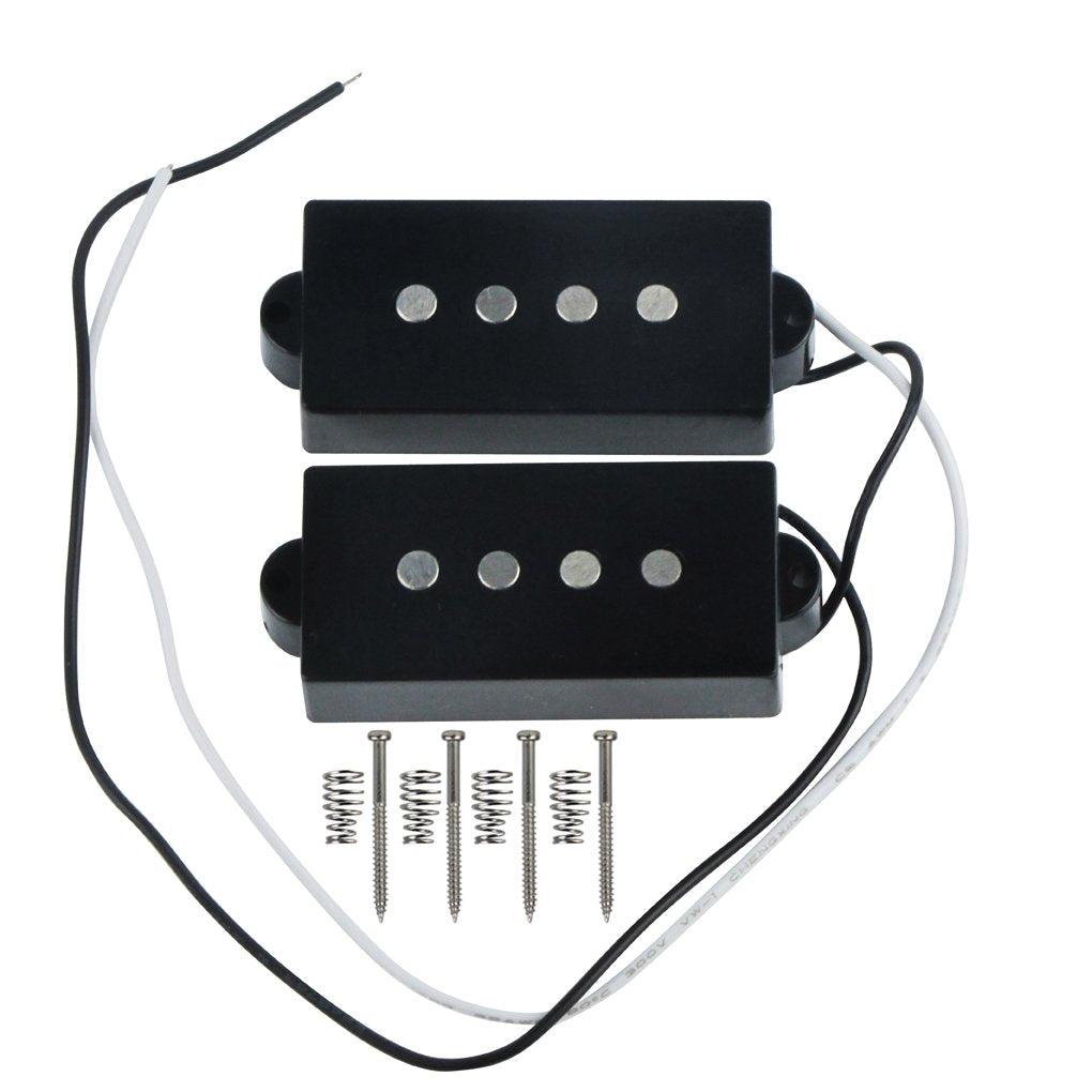 Fleor Alnico 5 P Bass Pickups Humbucker Pickup For 4 String P Bass Replacement