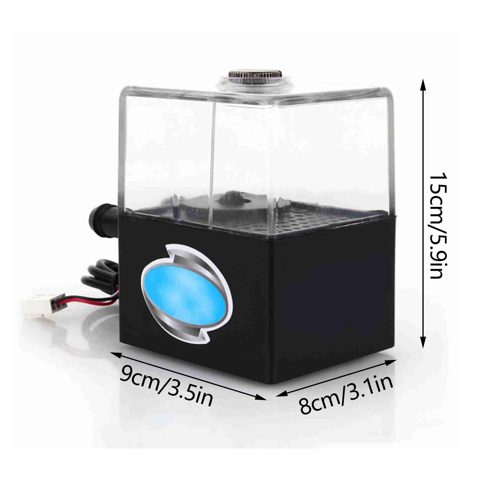 Water Cooling Pump&,Sc-300T Dc 12V Ultra-Quiet Water Cooling Pump 4W Reservoir .300L/H For Pc Cpu Liquid Cooling System