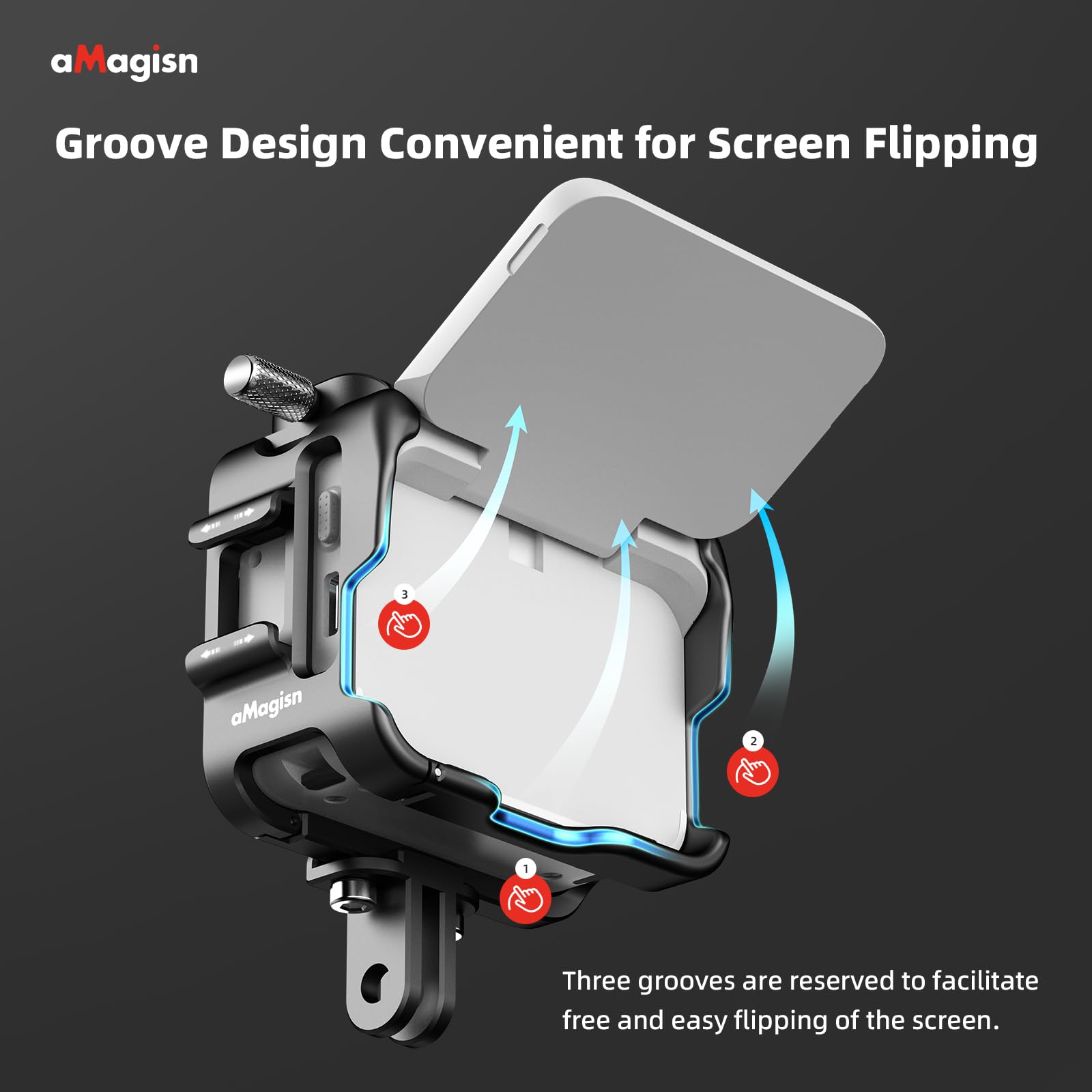 Rszfnjxry Aluminum Frame Cage With Lens Silicone Case For Insta360 Go 3S/Go 3,Metal Protective Durable Housing Case With Cold Sh