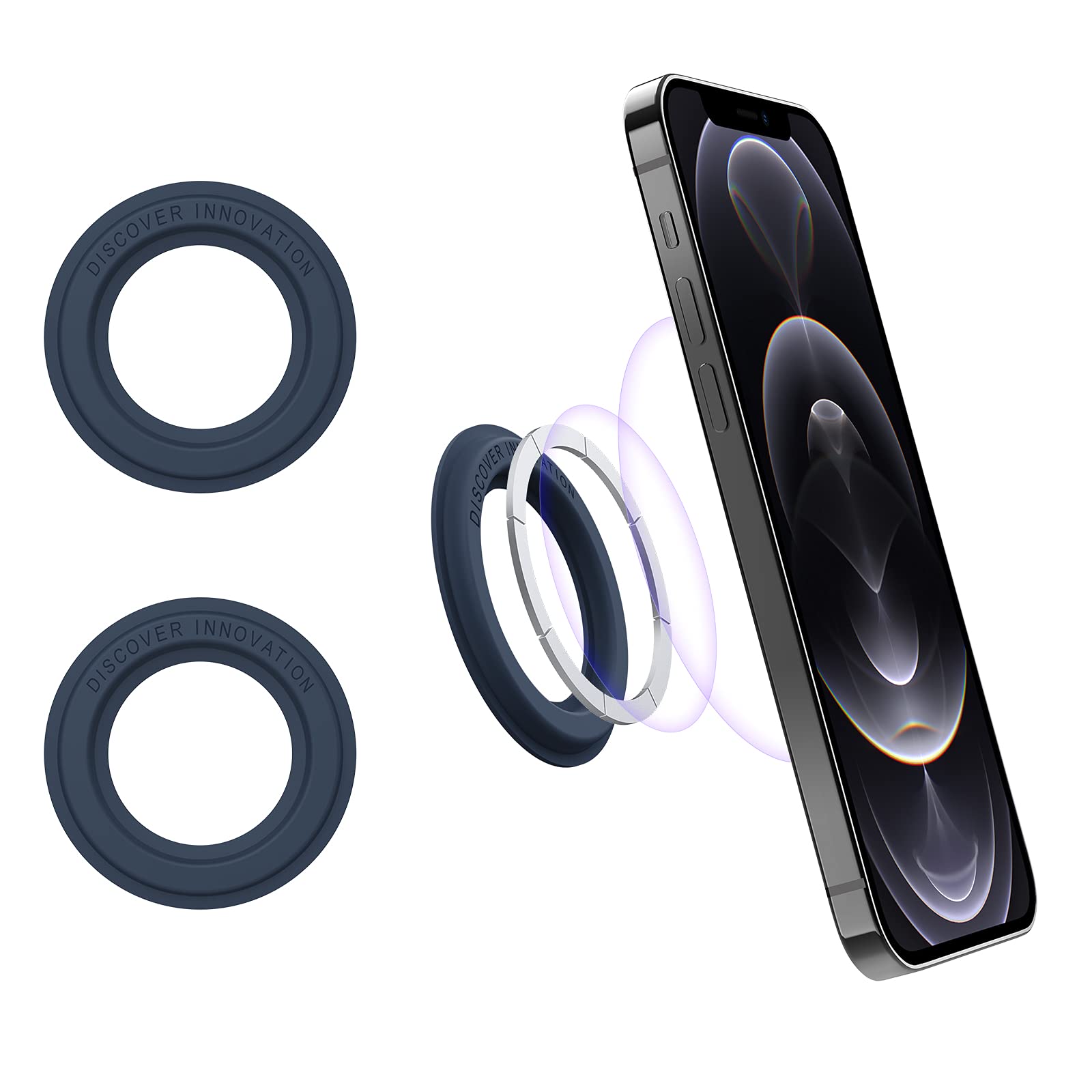 Nillkin Magsafe Wall Mount Magnetic Shower Phone Holder Waterproof, 2 Pack Snaphold Magnetic Sticker For Iphone 16 15 14 13 12 P