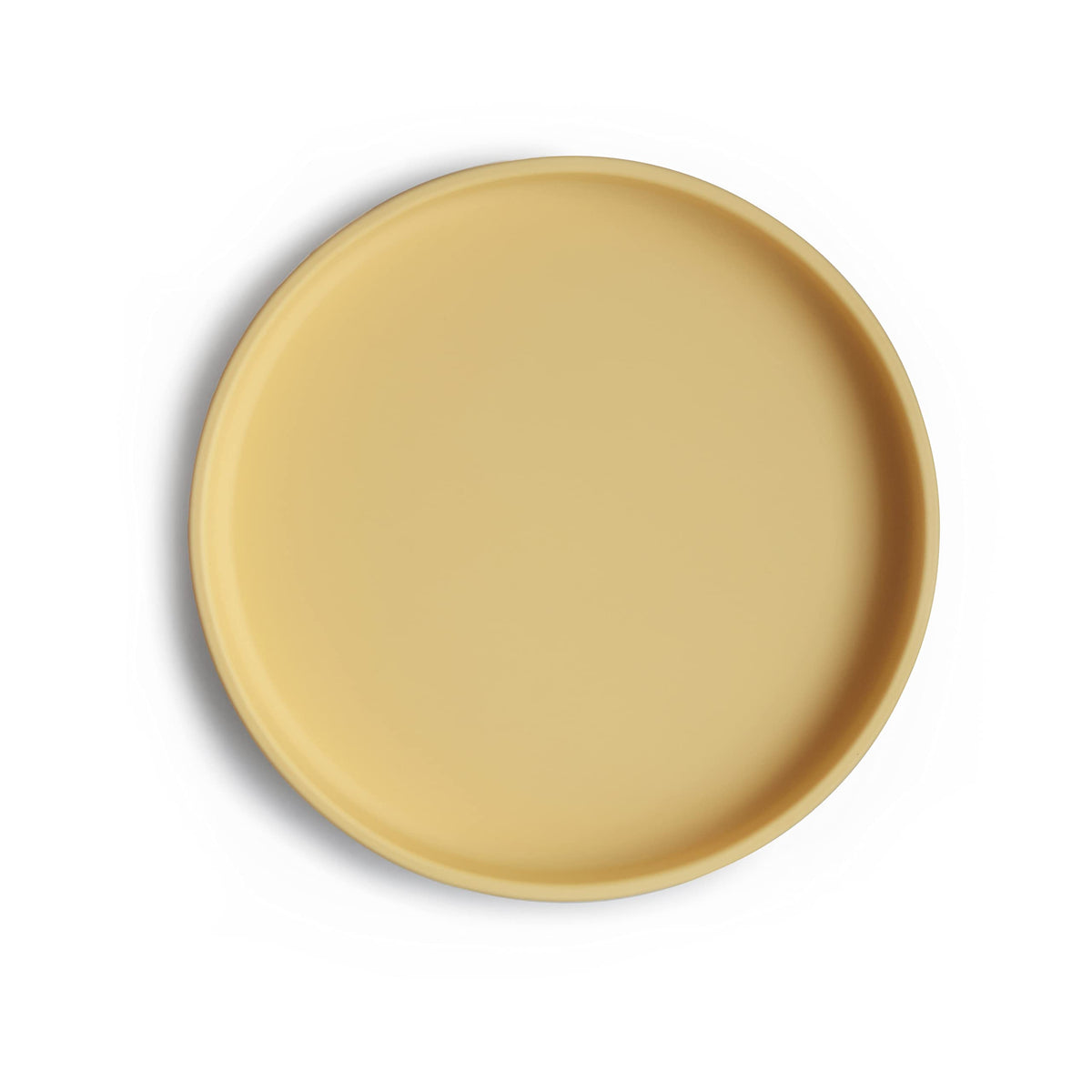 Mushie Classic Silicone Suction Plate  Bpa Free Non Slip Design (Daffodil)