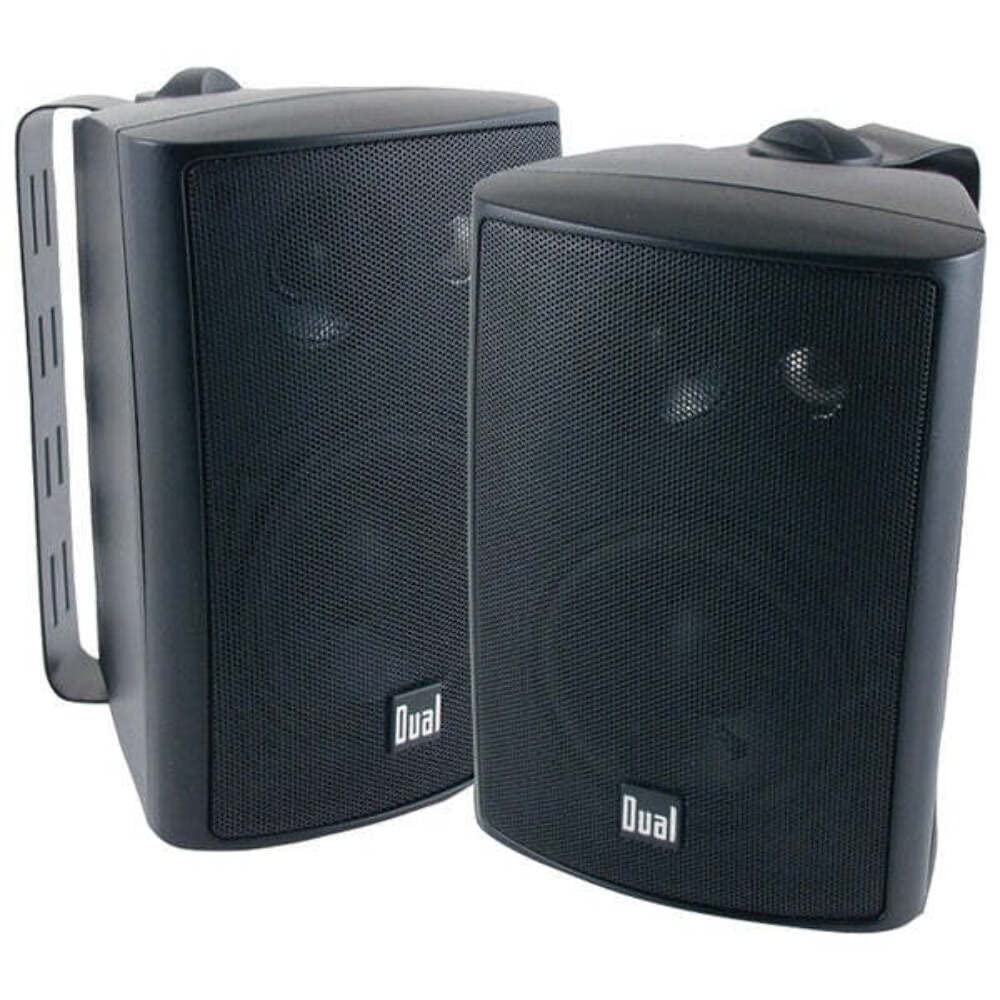 Dual Lu47Pb 4'' 3 Way Indoor/Outdoor Speakers (Black)