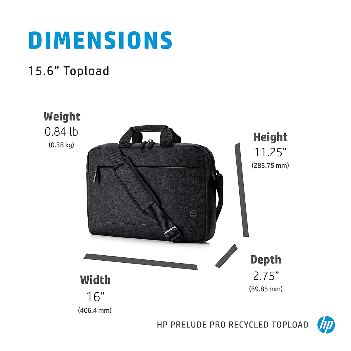 Hp Prelude Pro Carrying Case (Briefcase) For 156 Notebook   Black