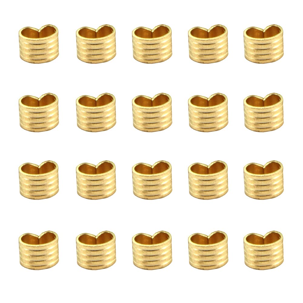 Zeberoxyz 20pcs Copper Buckle, Wire Cable Connector, Wire Cable Terminal Lightweight Compact Terminal Accessory for 3D Printer P