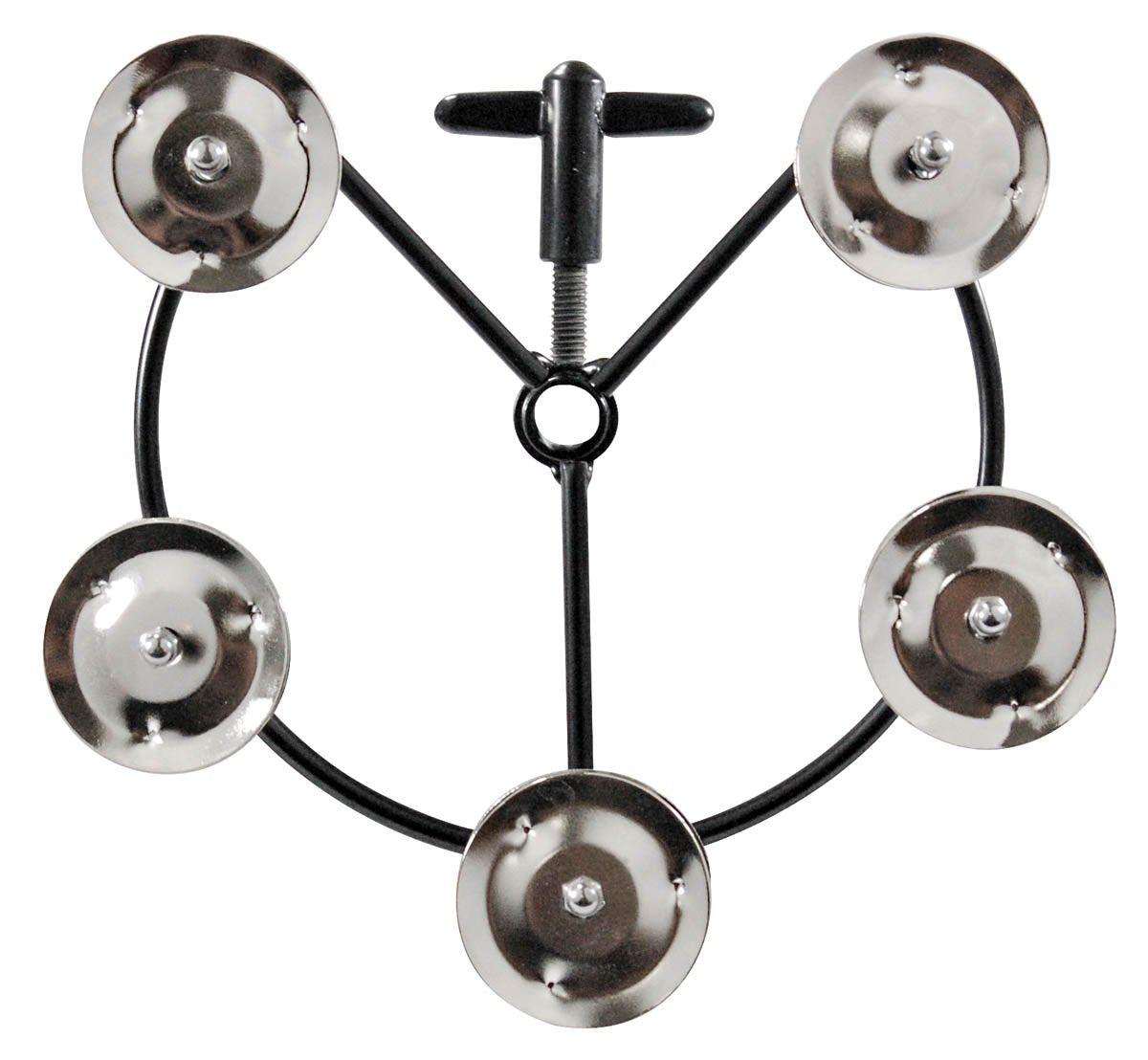 Tycoon Percussion TBHHTS HiHat Tambourine with Steel Jingles, Attaches To A HiHat Stand