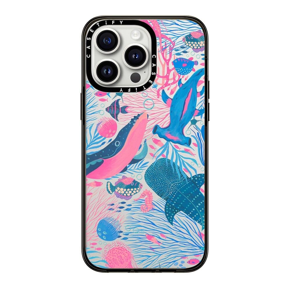 Casetify Compact Iphone 15 Pro Max Case [2X Military Grade Drop Tested / 4Ft Drop Protection]   Animal Prints   Under The Sea By