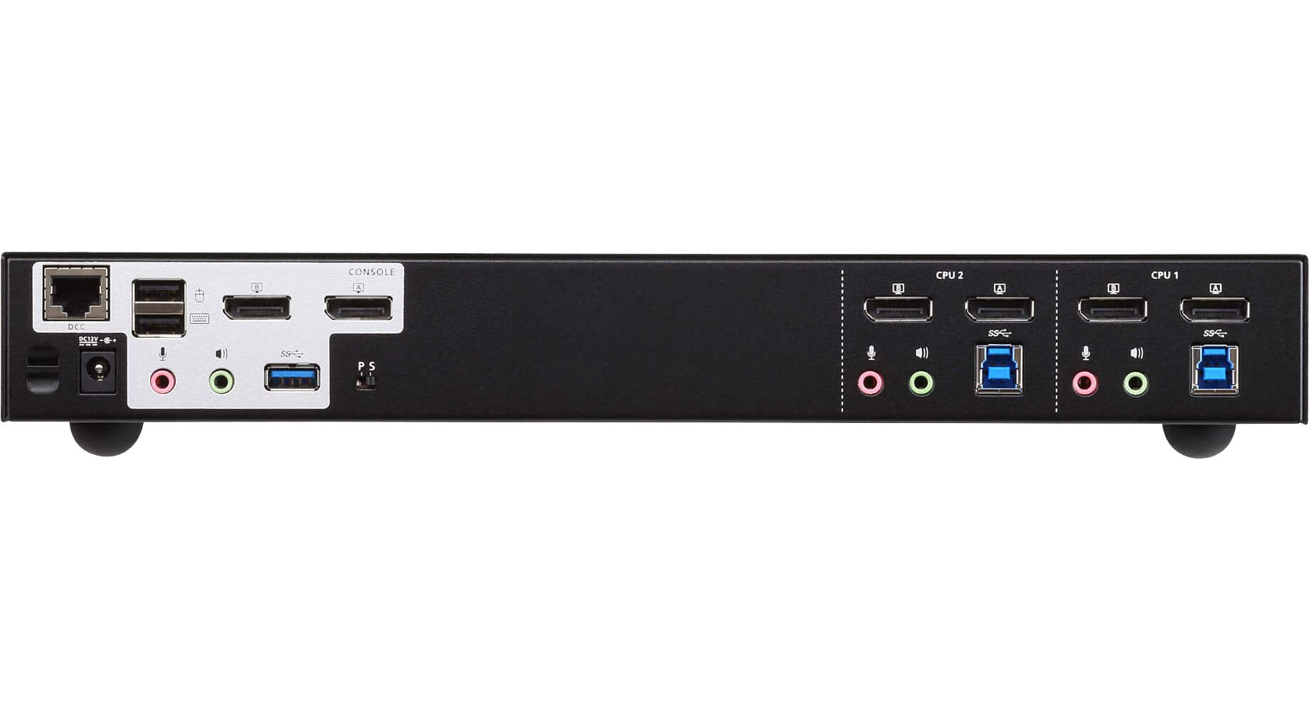 Aten 2 Port 4K Displayport Kvm Switch 2 Monitors 2 Computers Dual Monitor Kvm Switch, Share Usb Peripherals, Independent Kvm, Us