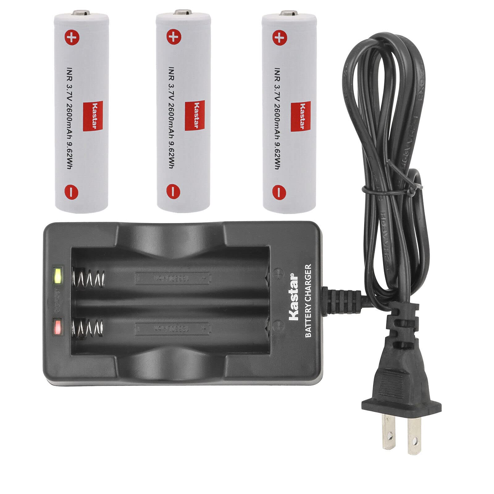 Kastar 3 Pack Battery + Wall Charger Replacement For Zhiyun Crane V1, Crane 2 Crane 2S, Crane 3S Crane 3S Pro, Crane 3Se, Crane